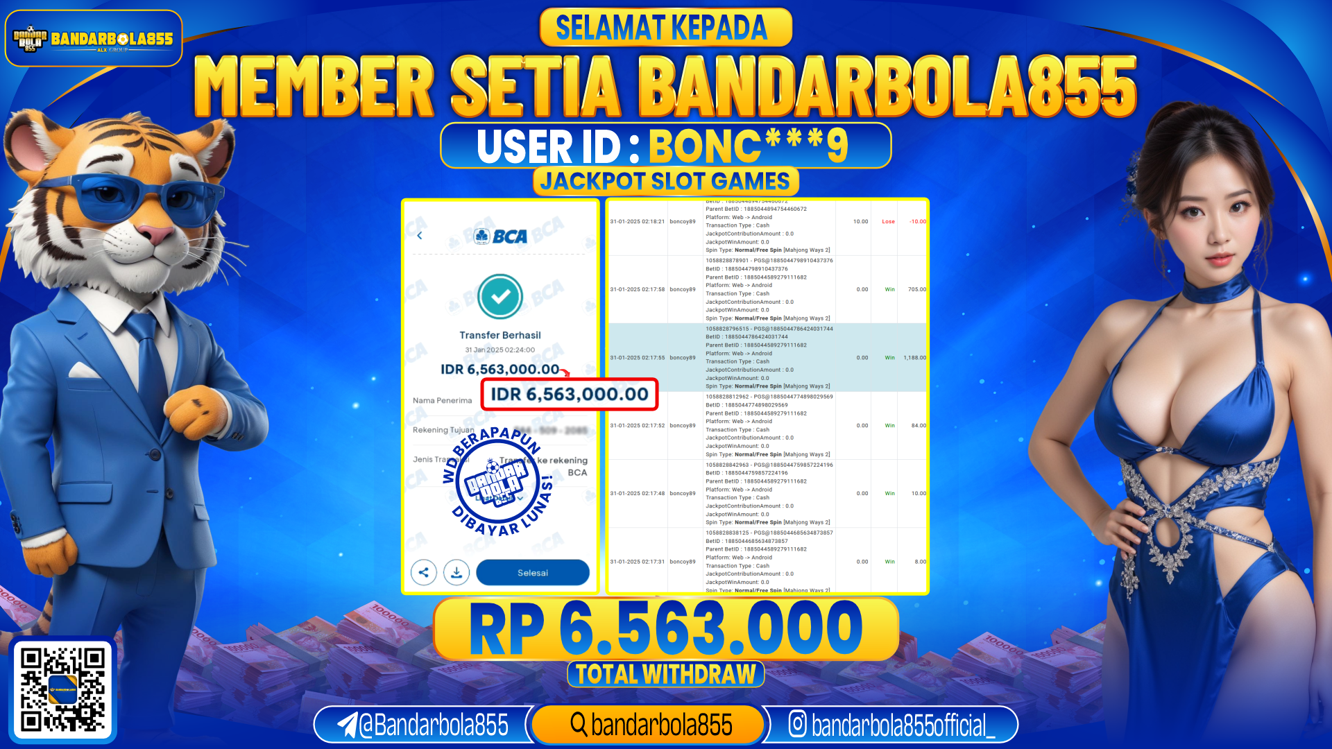 🎖 JACKPOT DI BANDARBOLA855 🎖