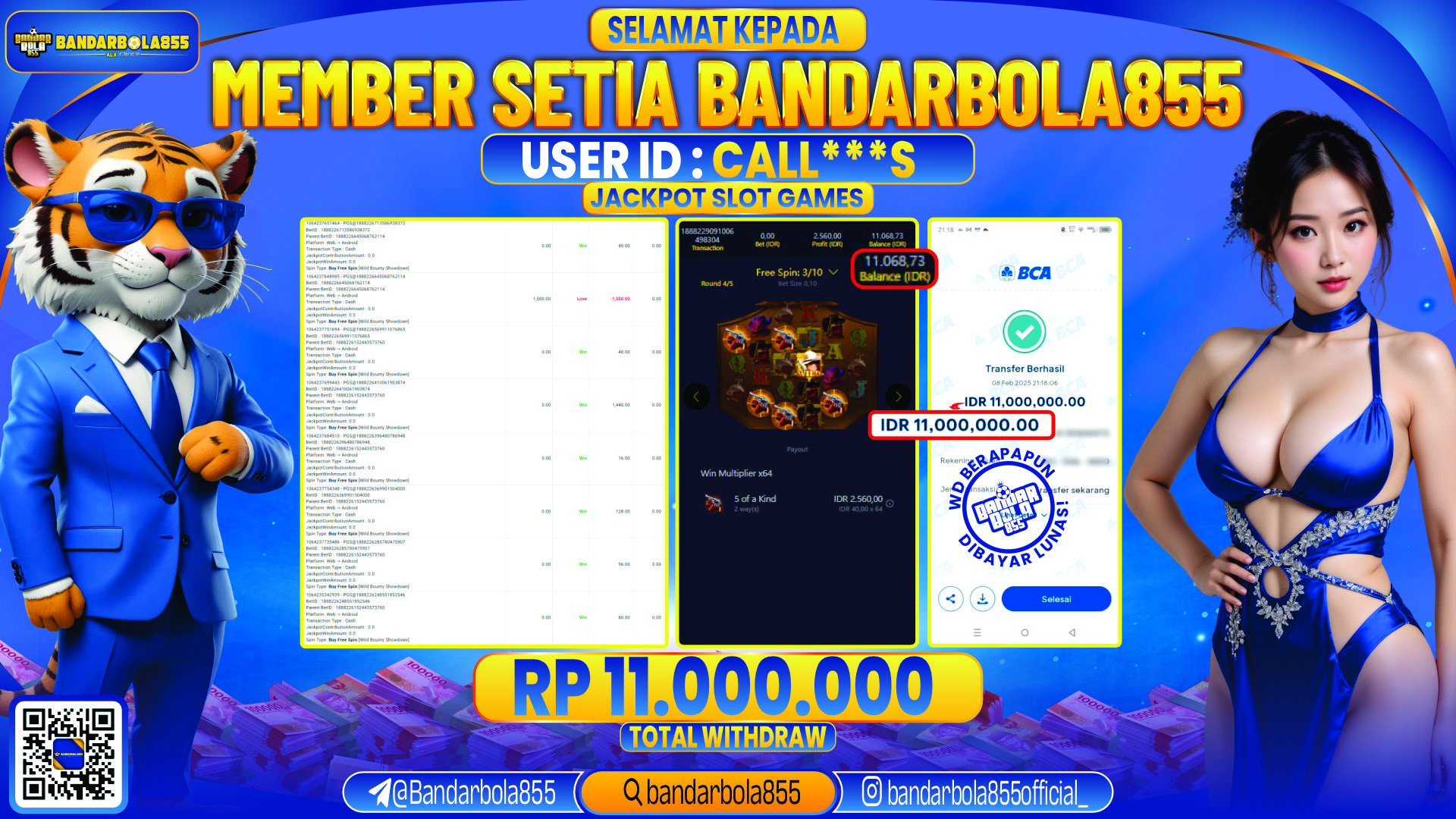 🎖 JACKPOT DI BANDARBOLA855 🎖