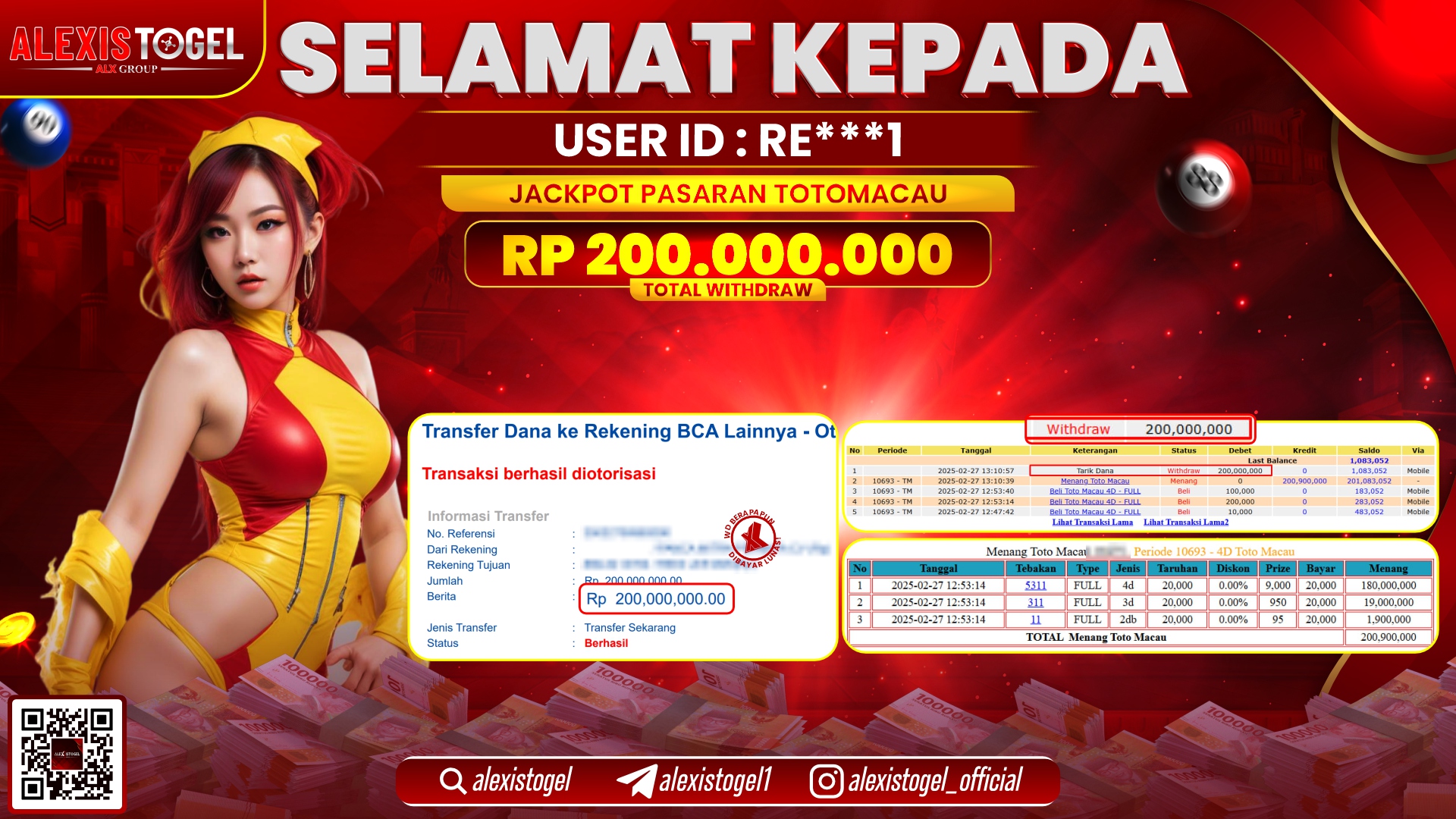 ALEXISTOGEL di TOGEL TOTOMACAU POOLS RP.200.000.000 LUNAS