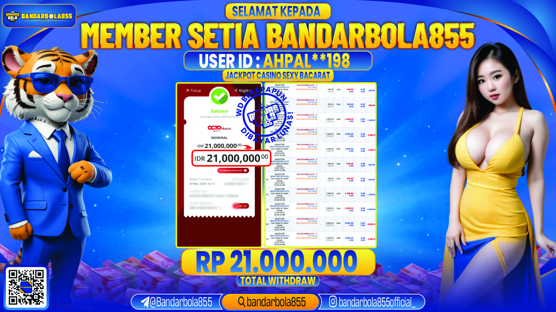 🎖 JACKPOT DI BANDARBOLA855 🎖