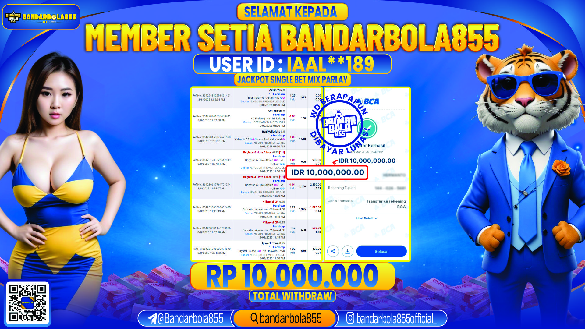 🎖 JACKPOT DI BANDARBOLA855 🎖