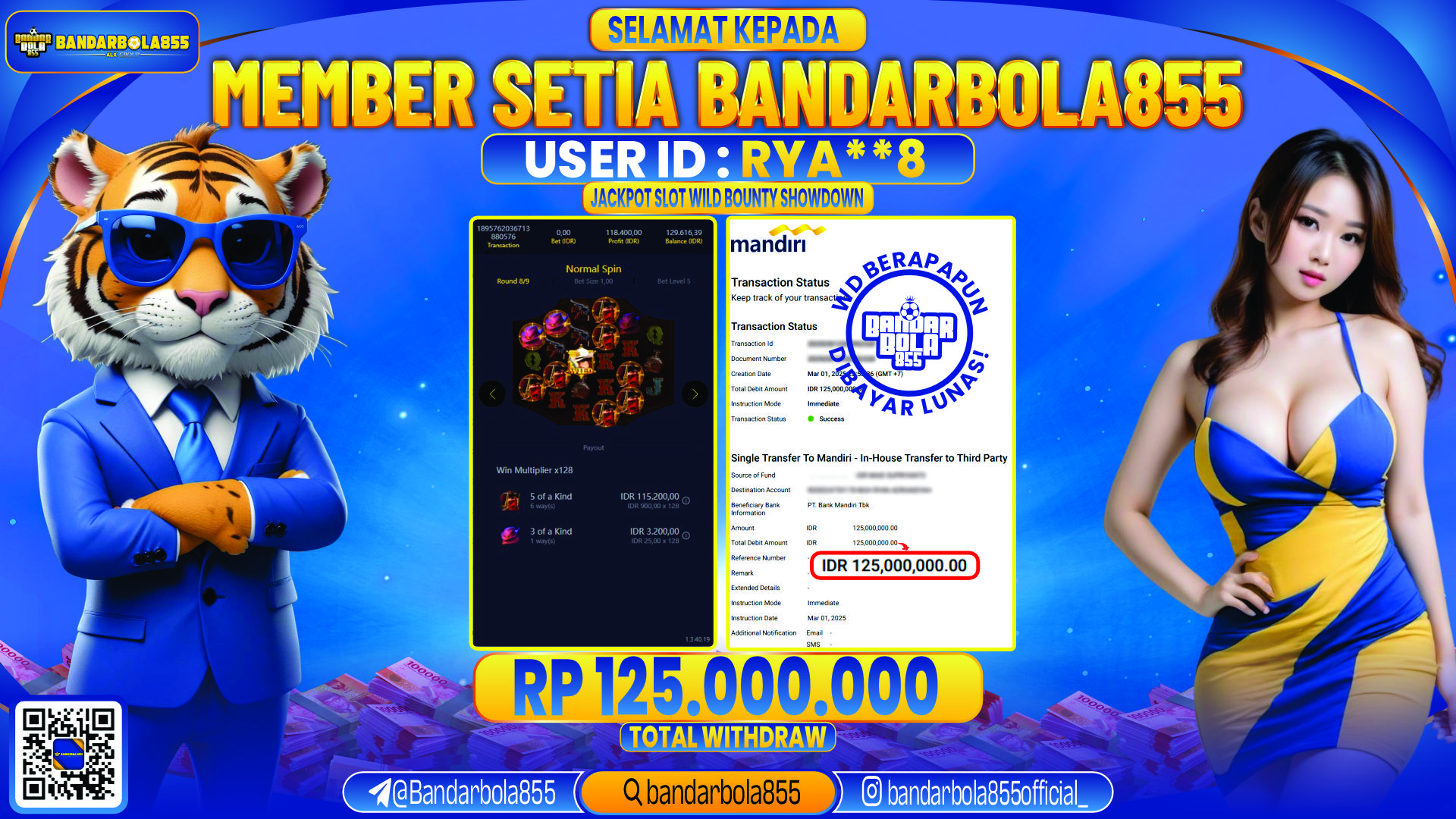 🎖 JACKPOT DI BANDARBOLA855 🎖