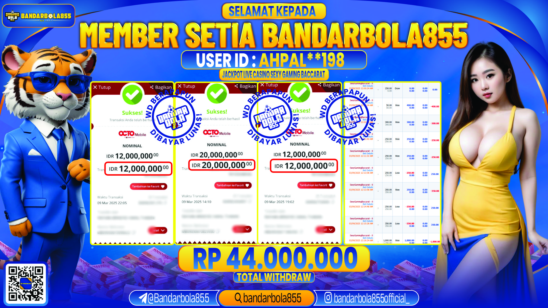 🎖 JACKPOT DI BANDARBOLA855 🎖