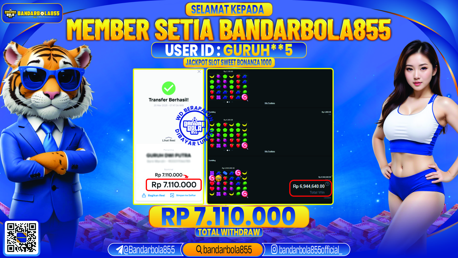 🎖 JACKPOT DI BANDARBOLA855 🎖