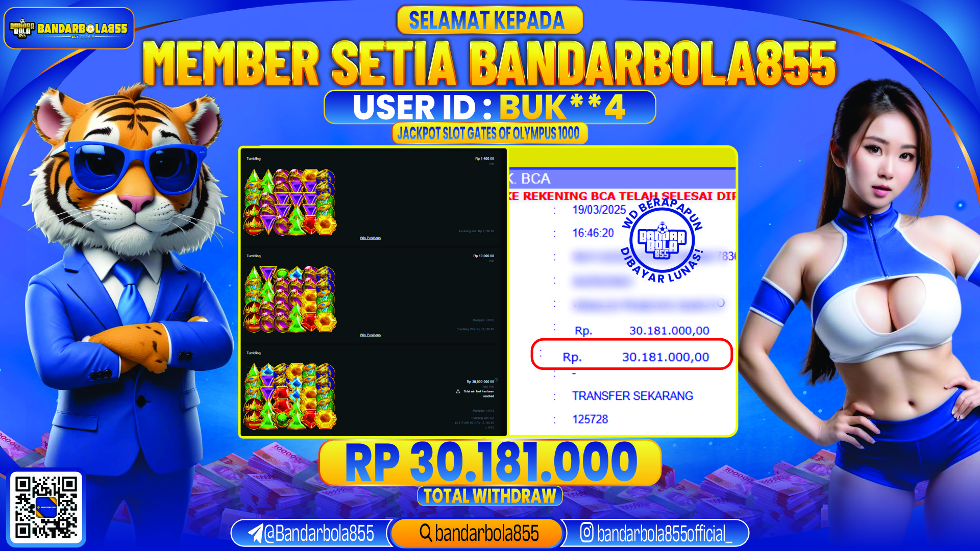 🎖 JACKPOT DI BANDARBOLA855 🎖