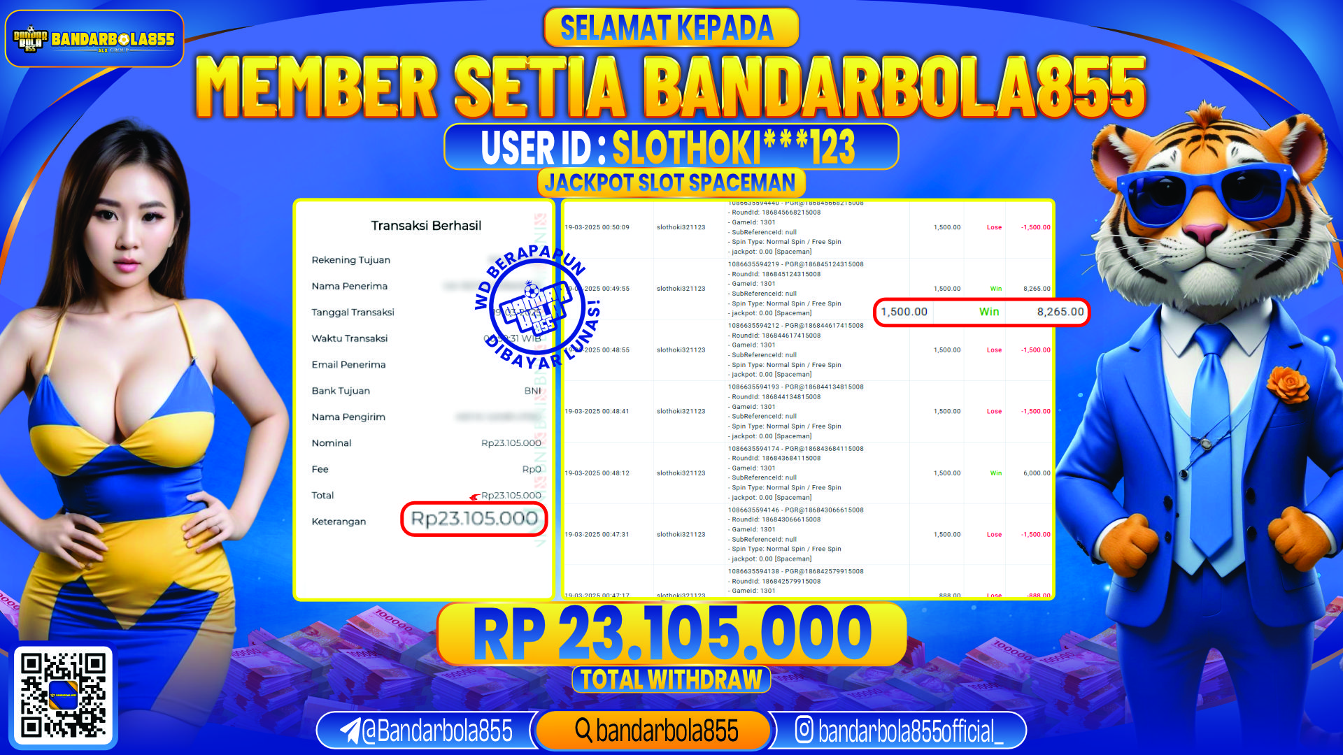🎖 JACKPOT DI BANDARBOLA855 🎖