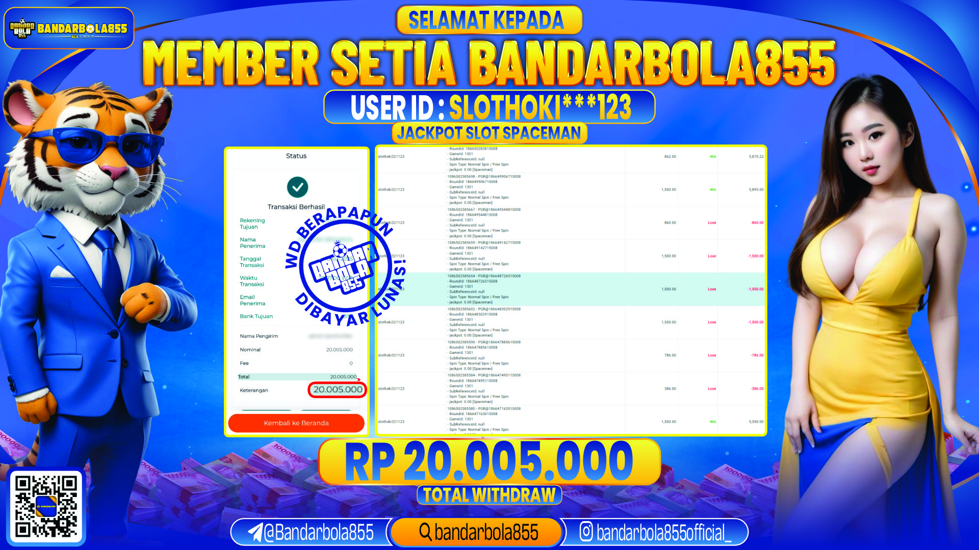 🎖 JACKPOT DI BANDARBOLA855 🎖