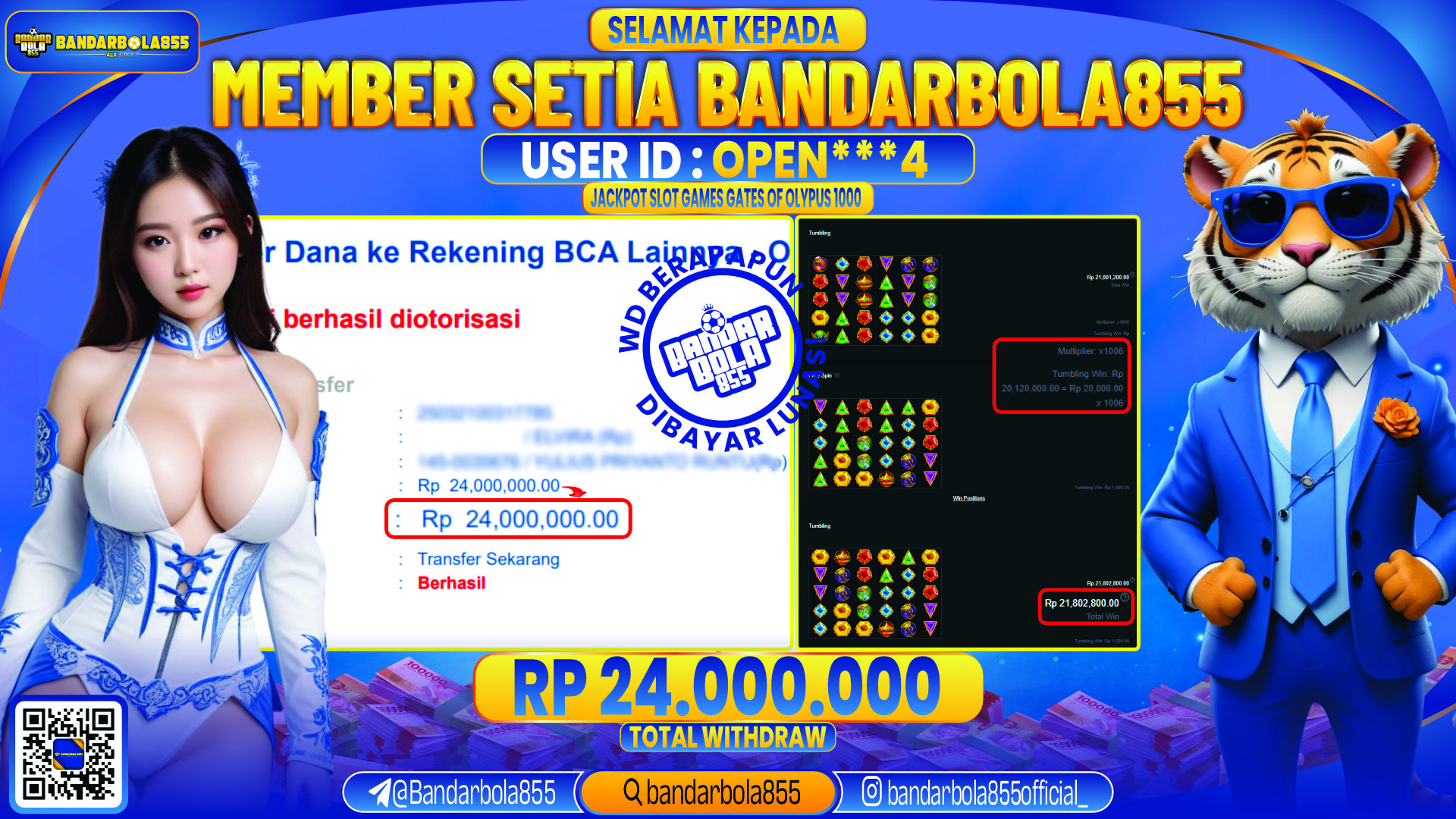 🎖 JACKPOT DI BANDARBOLA855 🎖