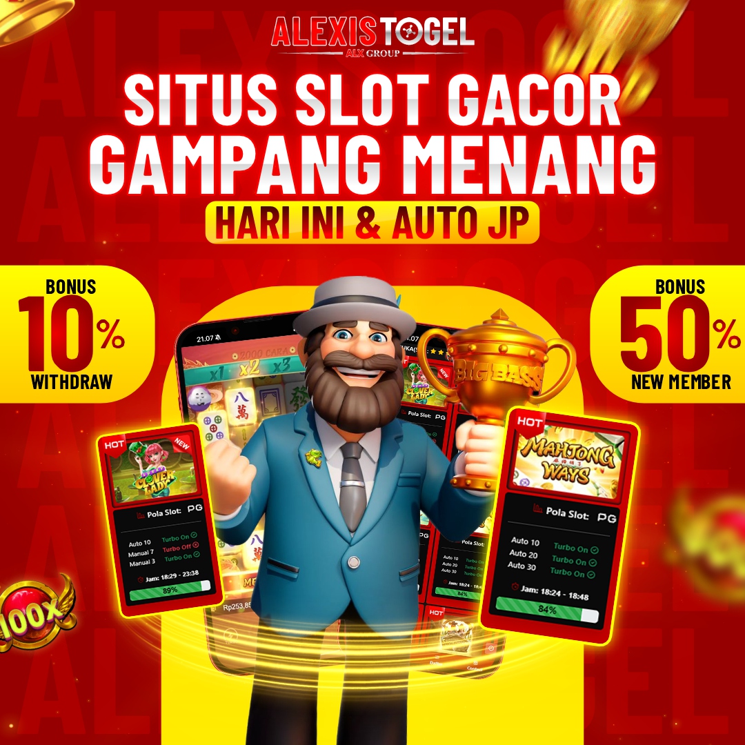 Alexistogel: Situs Slot Gacor Gampang Menang Hari Ini & Auto Jp