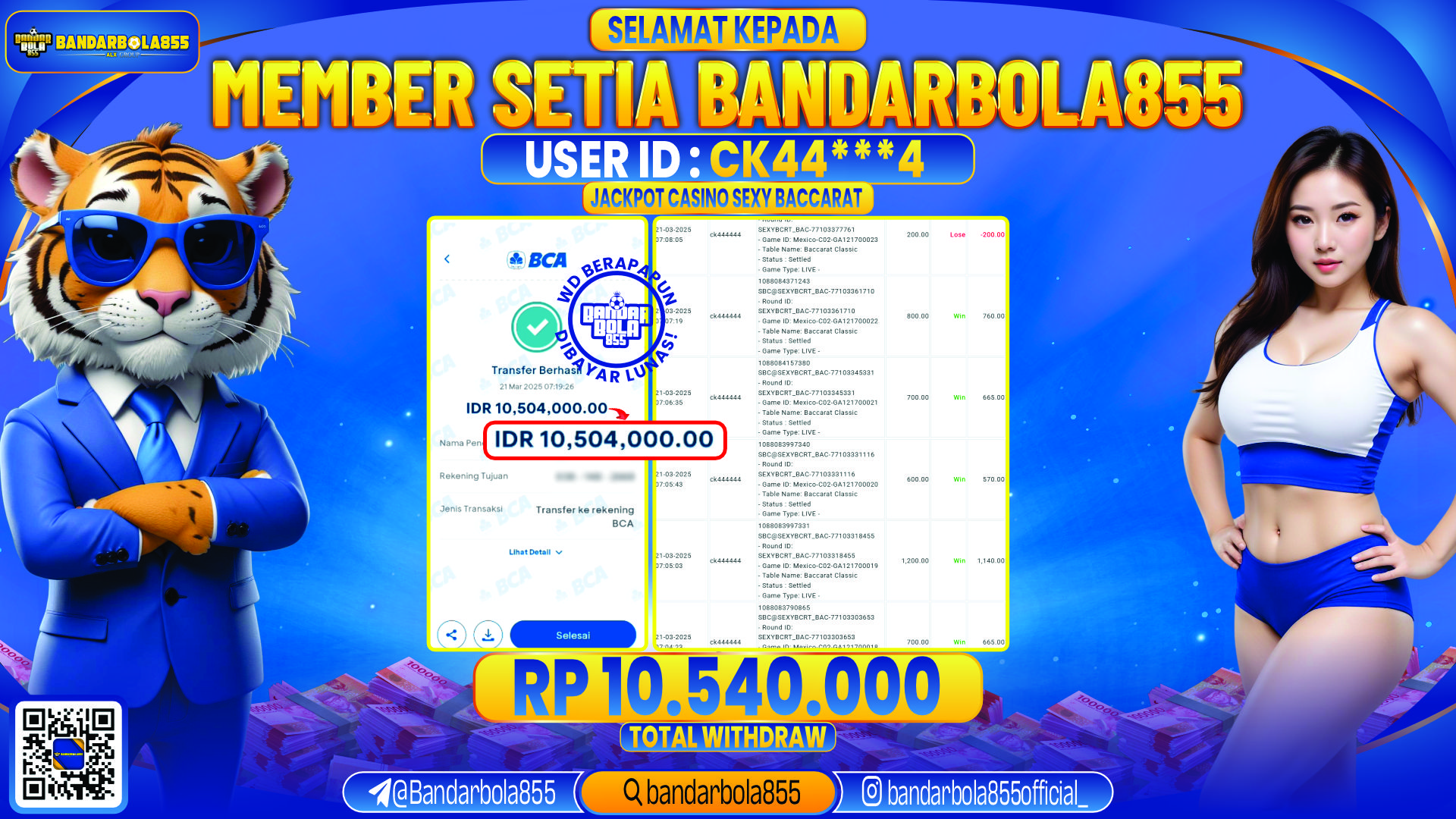 🎖 JACKPOT DI BANDARBOLA855 🎖