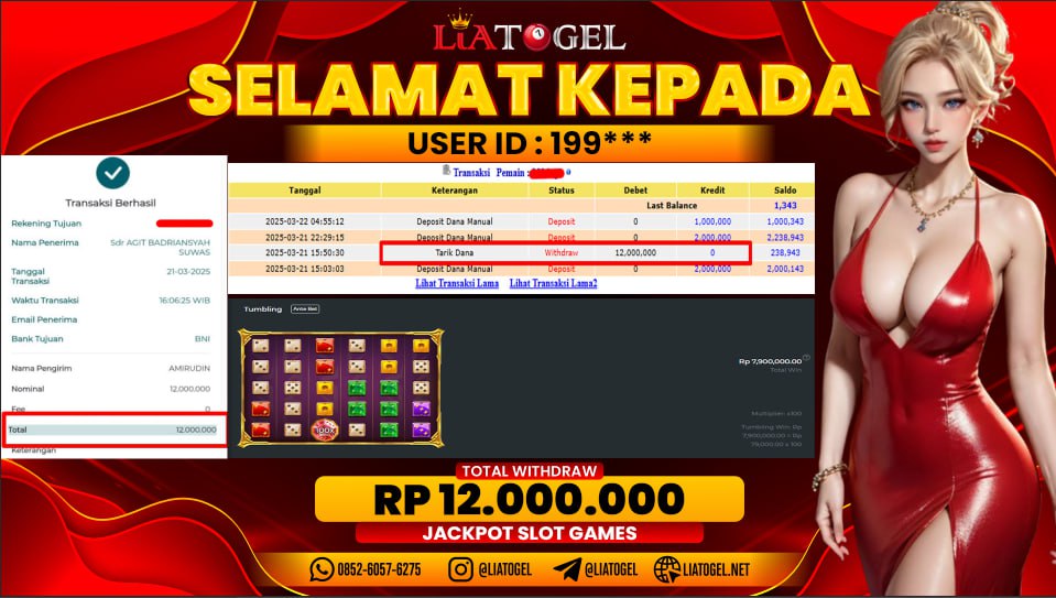 LIATOGEL - JACKPOT SLOT GATE OF OLYMPUS 1000 DICE  ï»¿ RP 12.000.000,- LUNAS