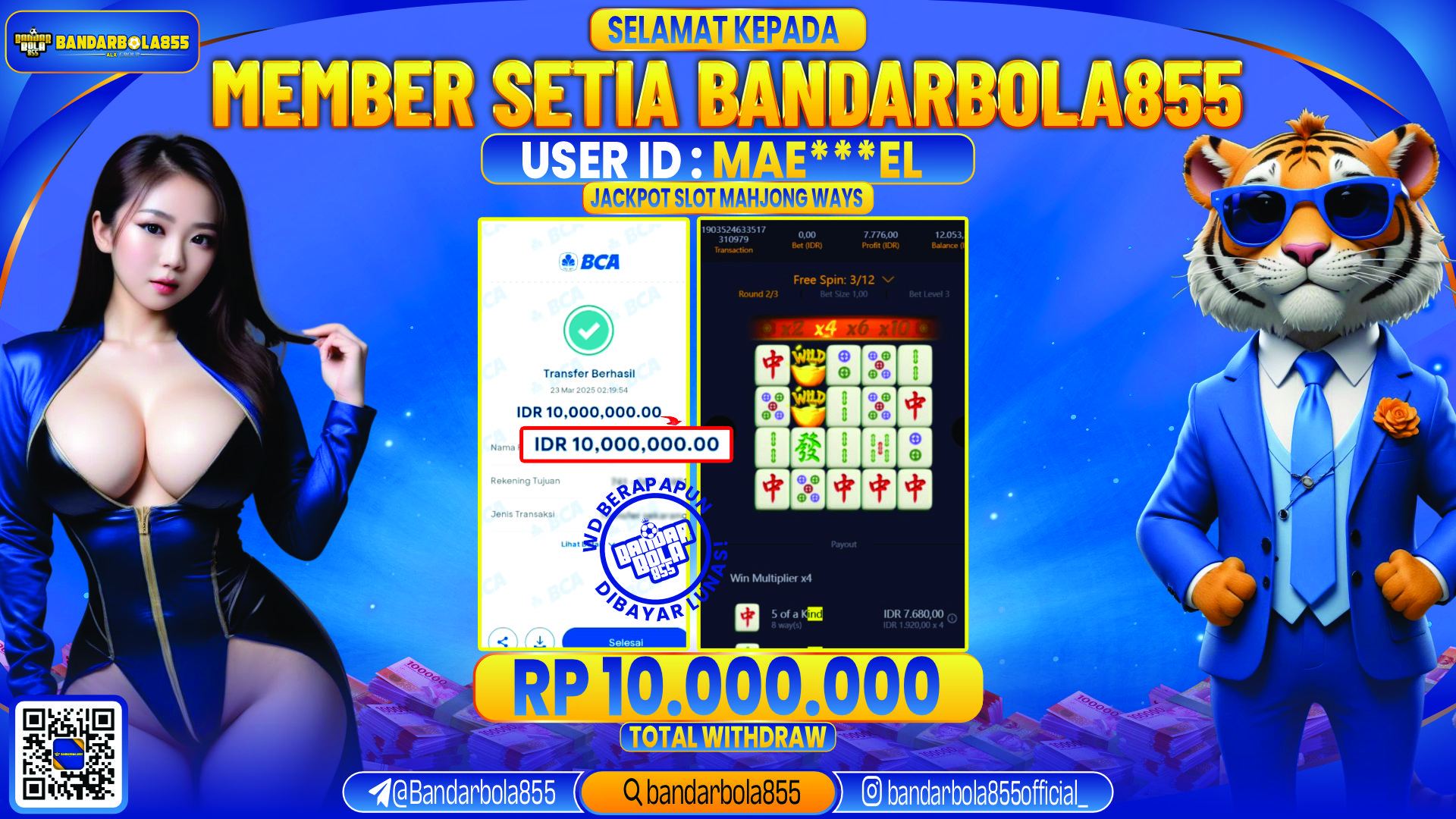 🎖 JACKPOT DI BANDARBOLA855 🎖