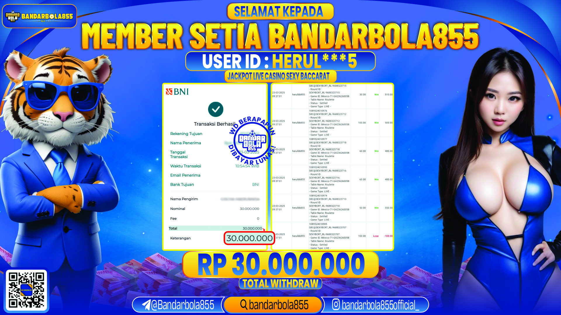 🎖 JACKPOT DI BANDARBOLA855 🎖