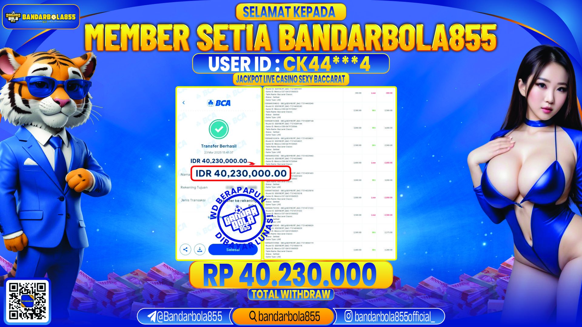 🎖 JACKPOT DI BANDARBOLA855 🎖
