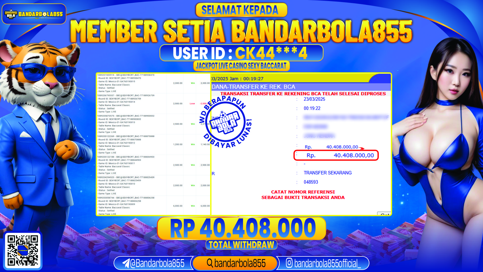 🎖 JACKPOT DI BANDARBOLA855 🎖