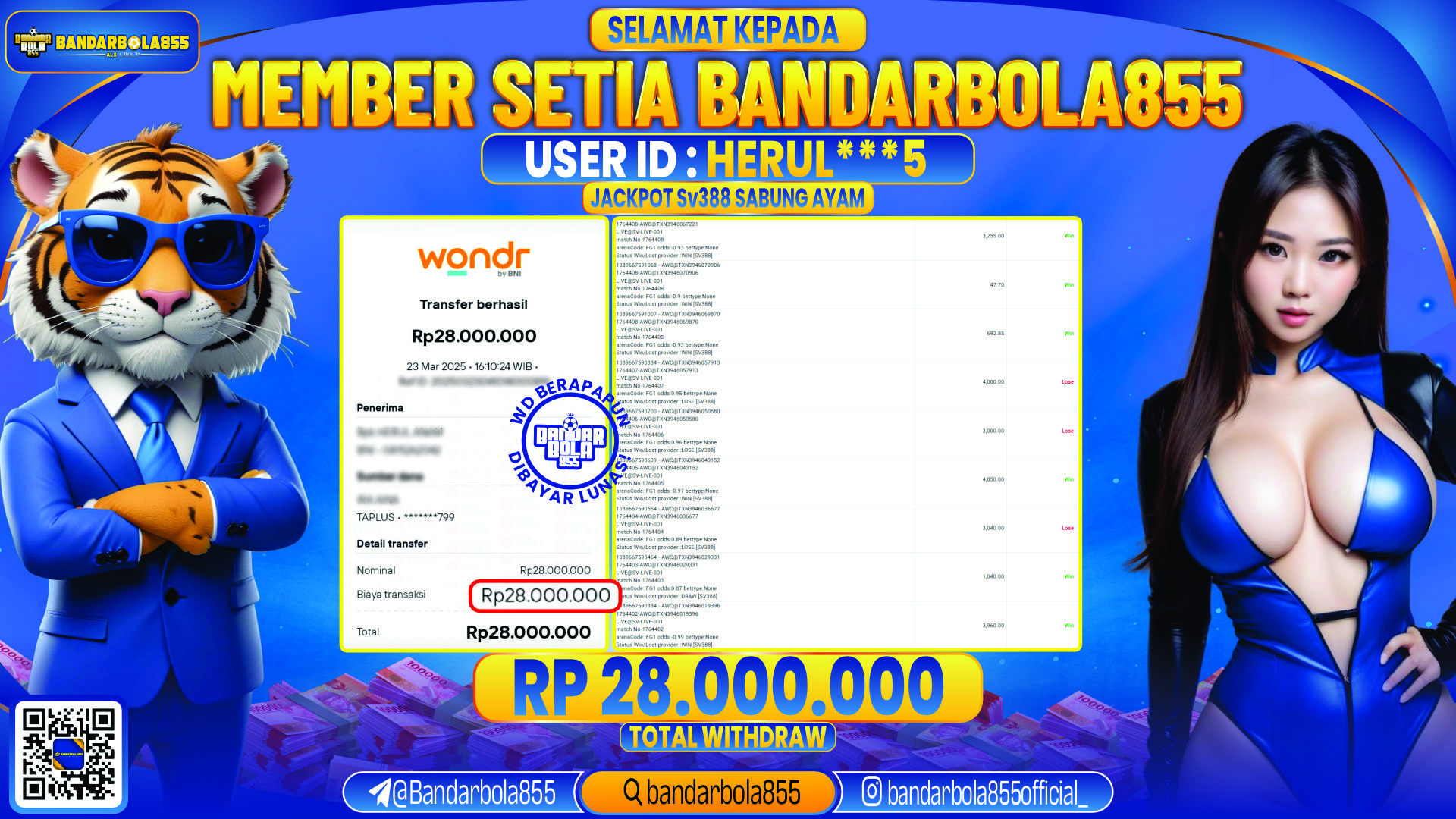 🎖 JACKPOT DI BANDARBOLA855 🎖