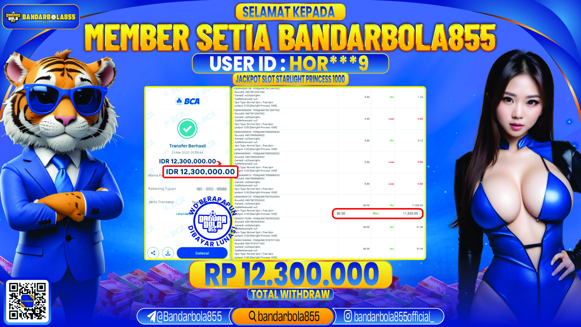 🎖 JACKPOT DI BANDARBOLA855 🎖