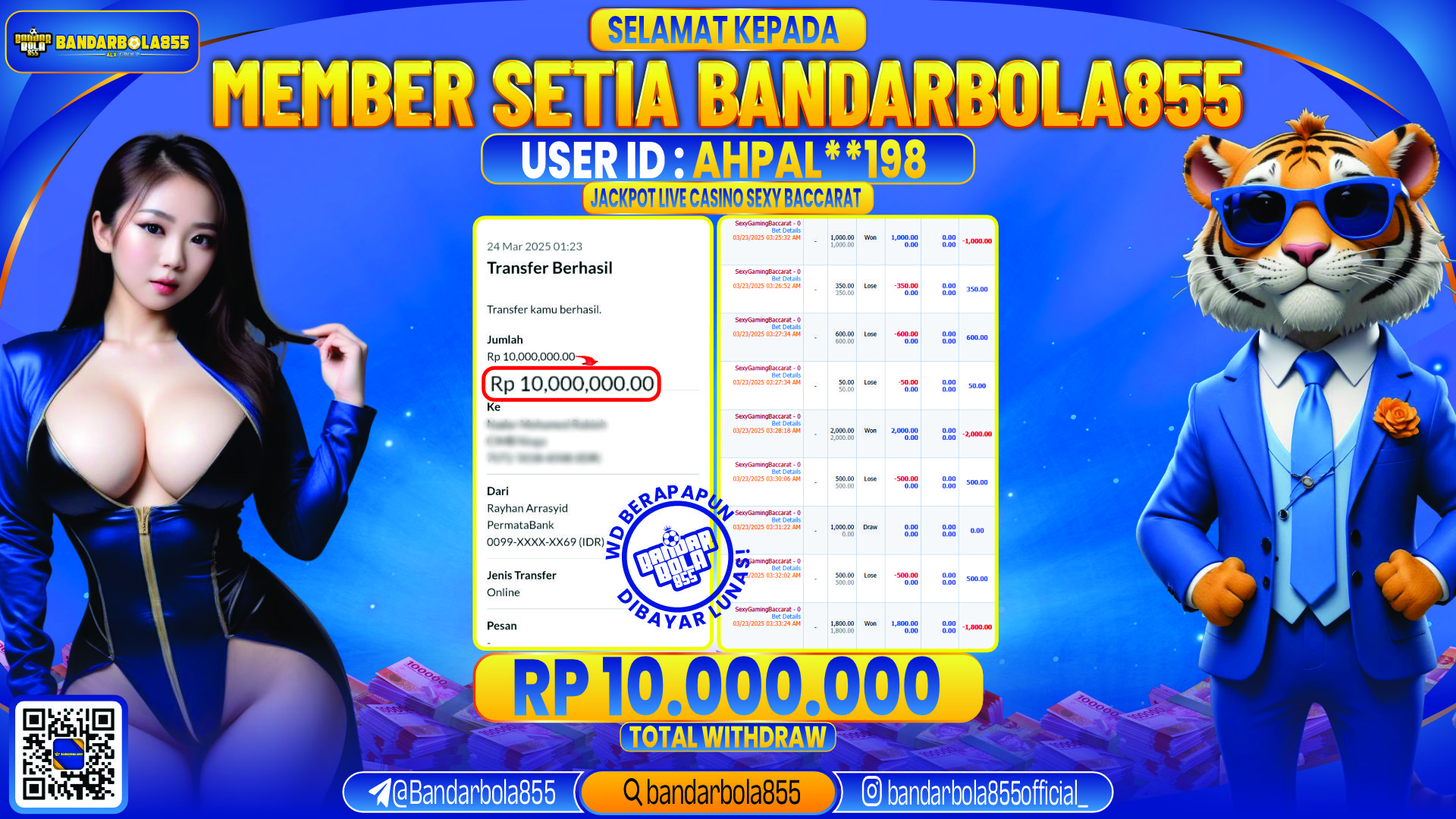🎖 JACKPOT DI BANDARBOLA855 🎖