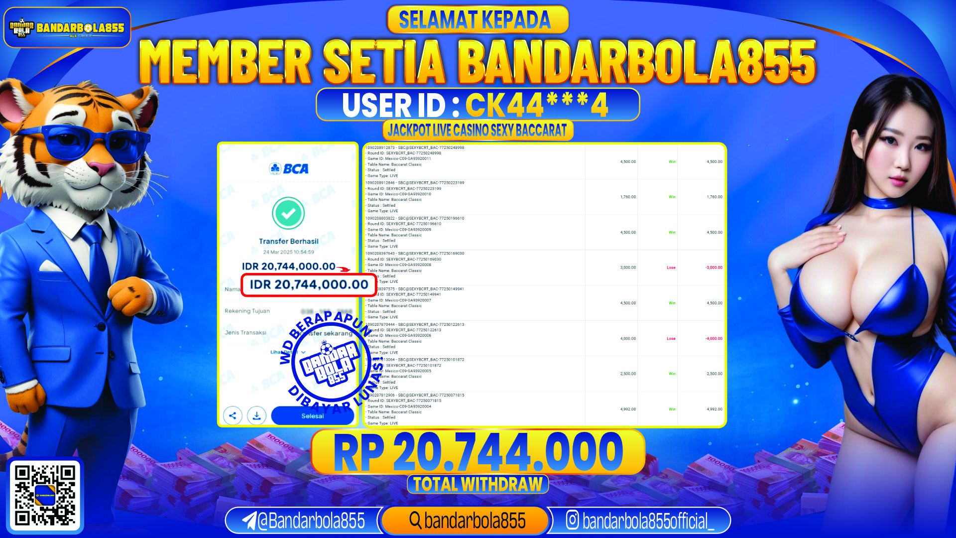 🎖 JACKPOT DI BANDARBOLA855 🎖
