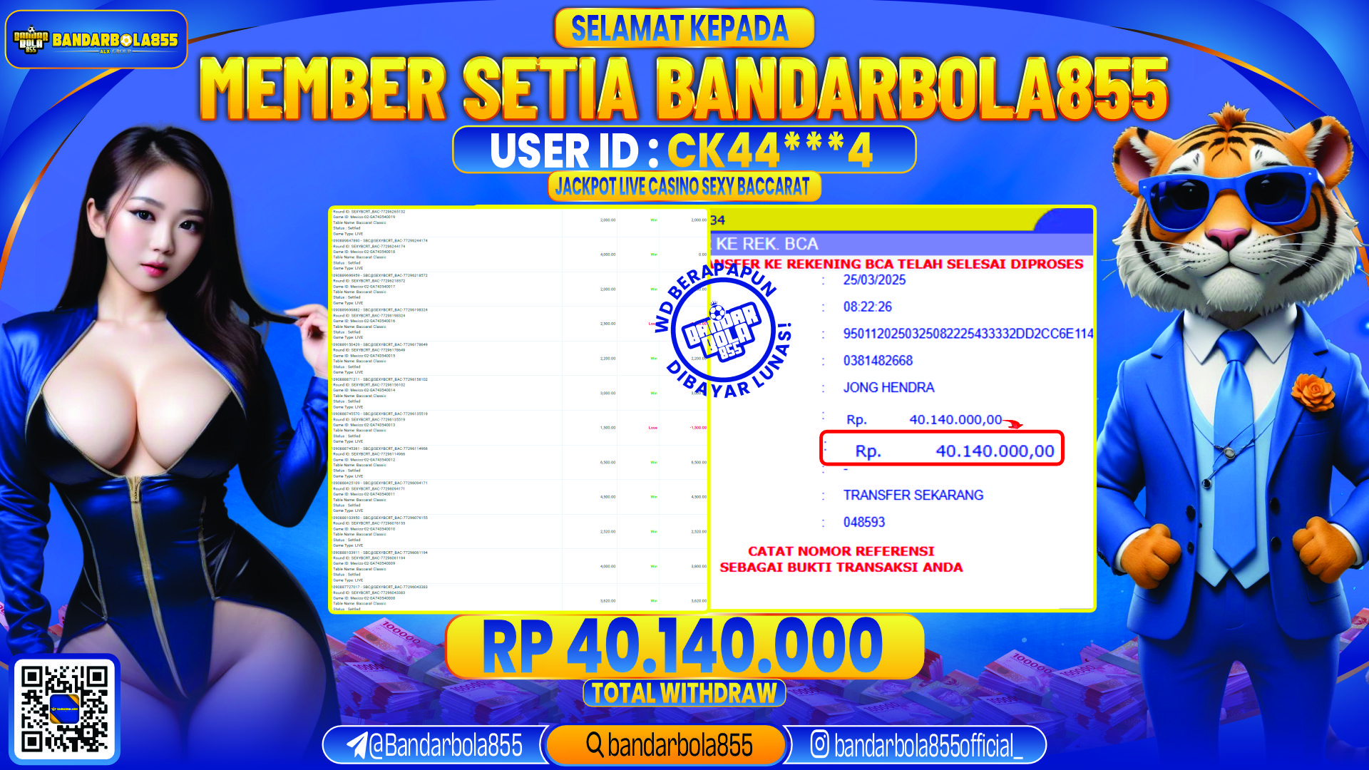 🎖 JACKPOT DI BANDARBOLA855 🎖