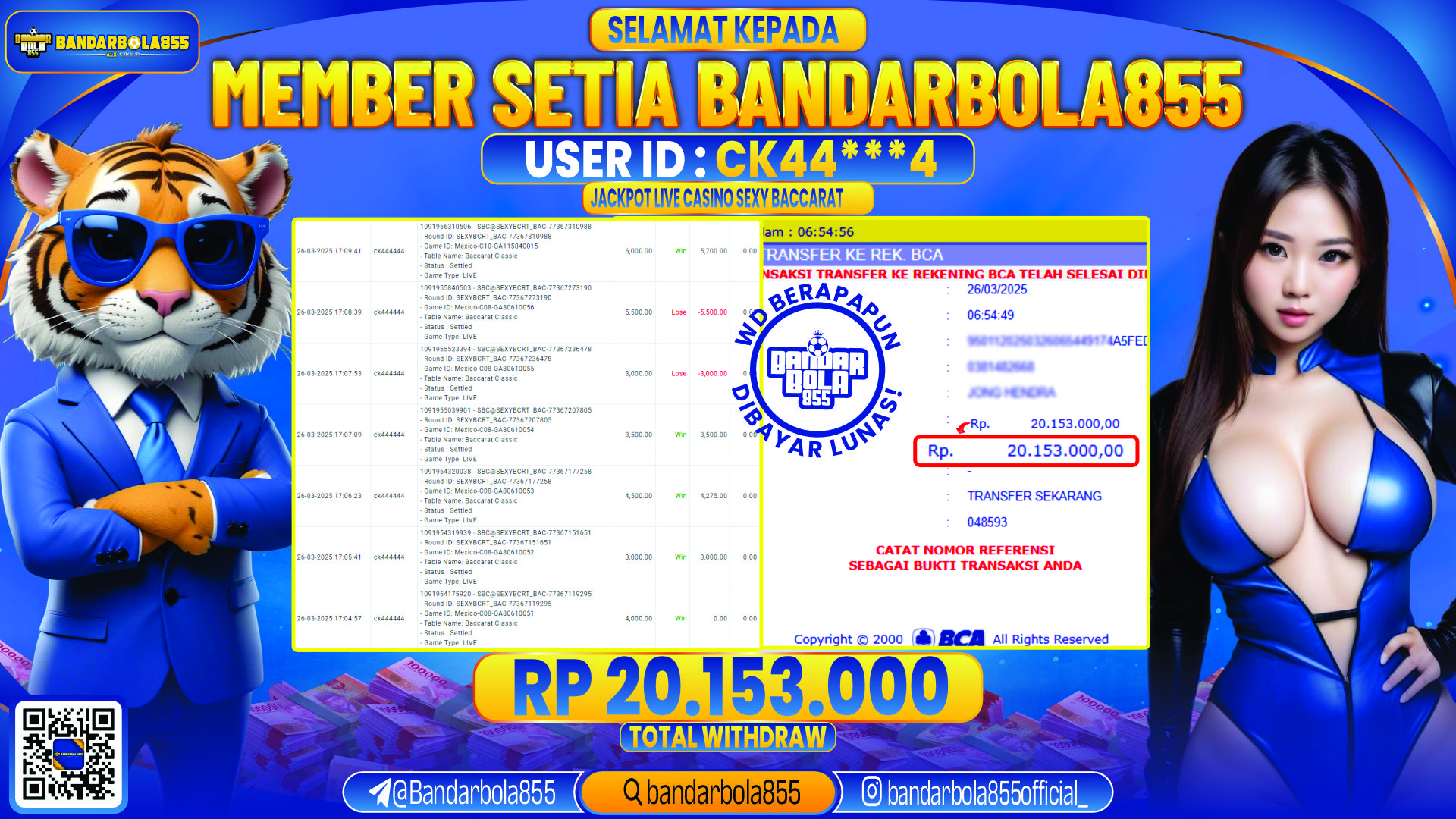 🎖 JACKPOT DI BANDARBOLA855 🎖