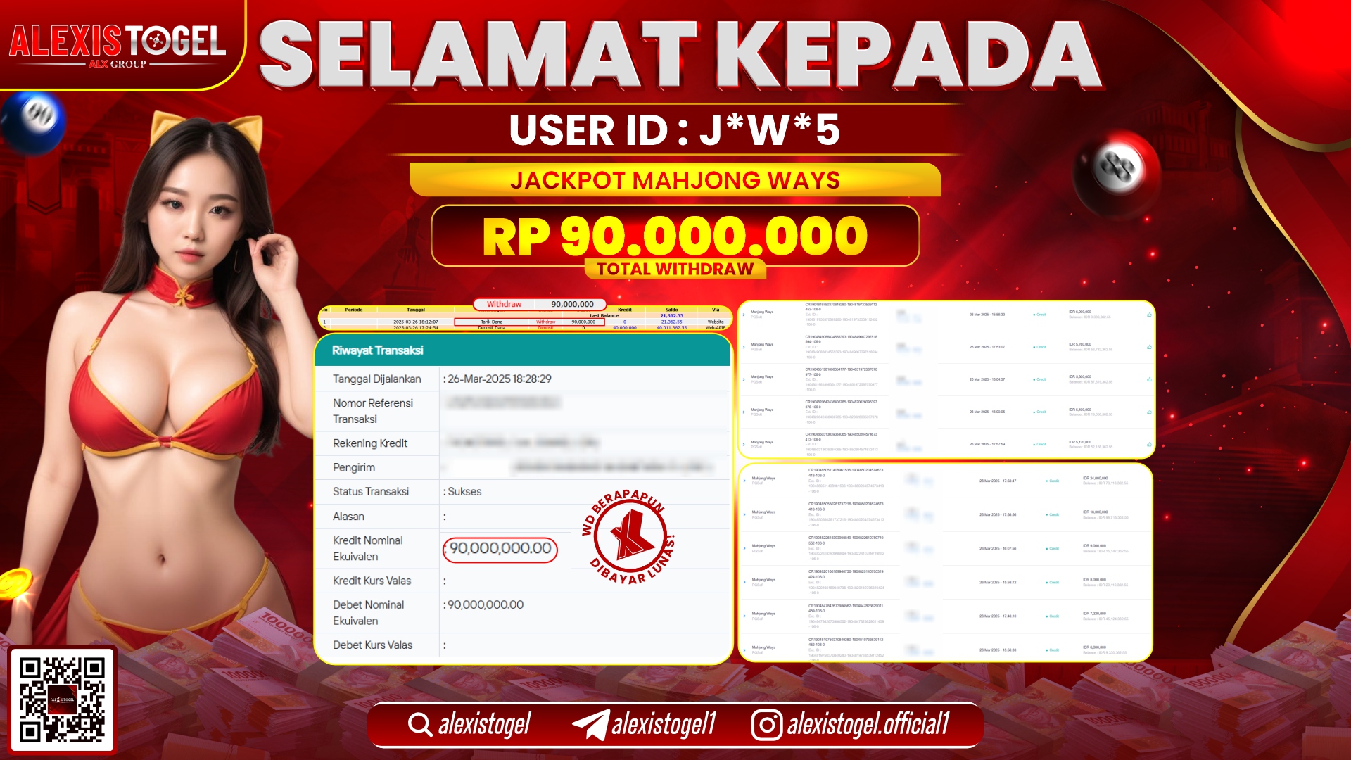 ALEXISTOGEL di SLOT SWEET BONANZA RP.89.000.000 LUNAS