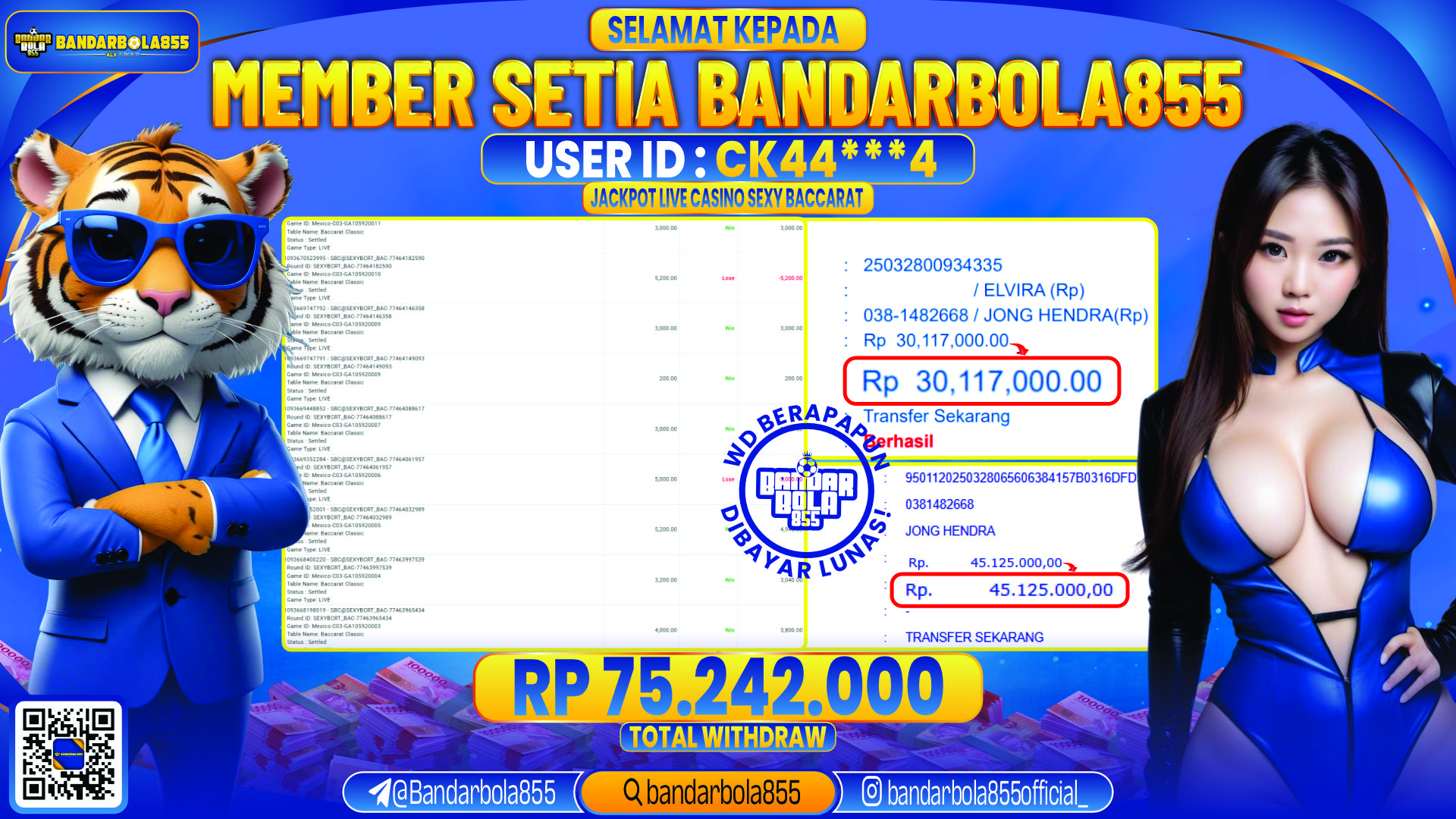 🎖 JACKPOT DI BANDARBOLA855 🎖