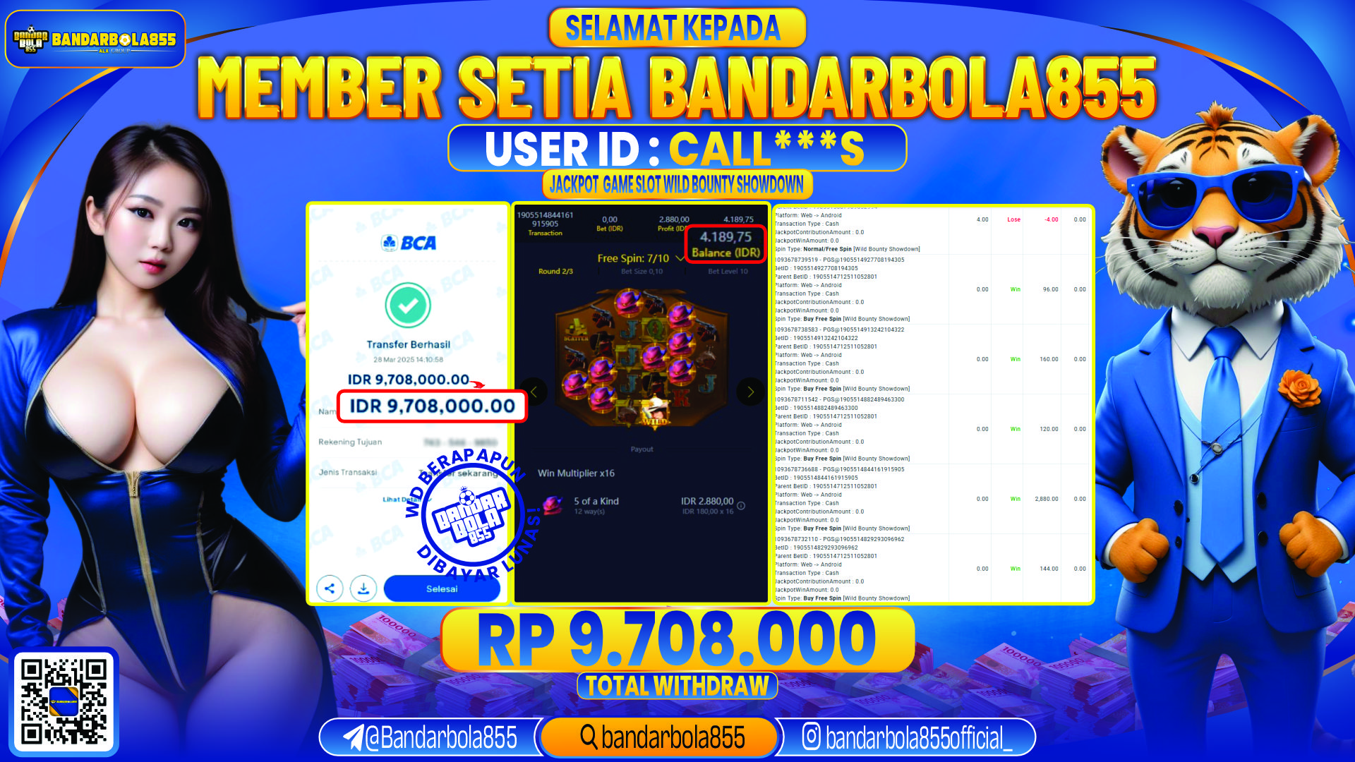 🎖 JACKPOT DI BANDARBOLA855 🎖