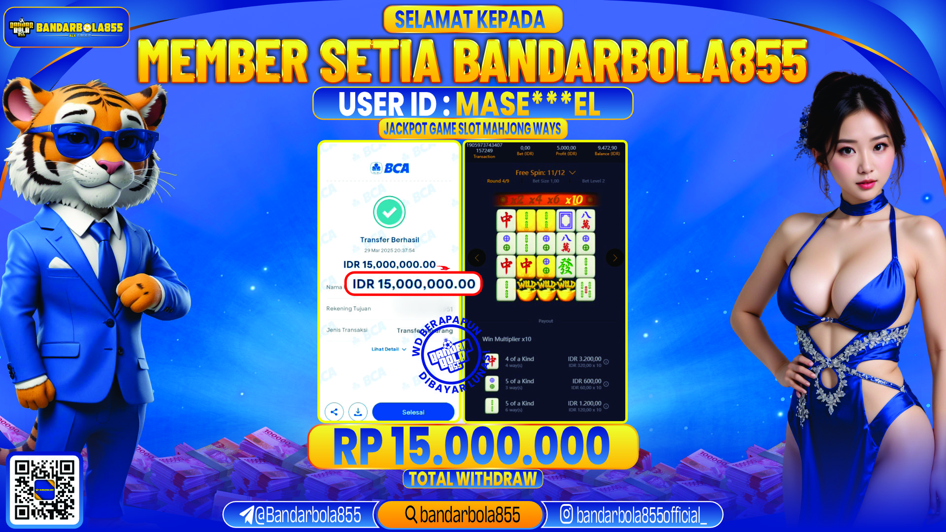 🎖 JACKPOT DI BANDARBOLA855 🎖