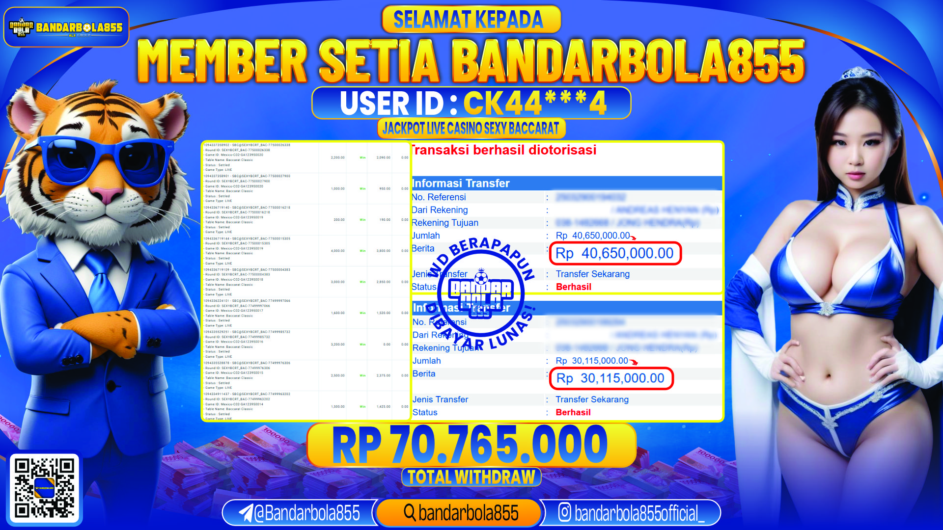 🎖 JACKPOT DI BANDARBOLA855 🎖