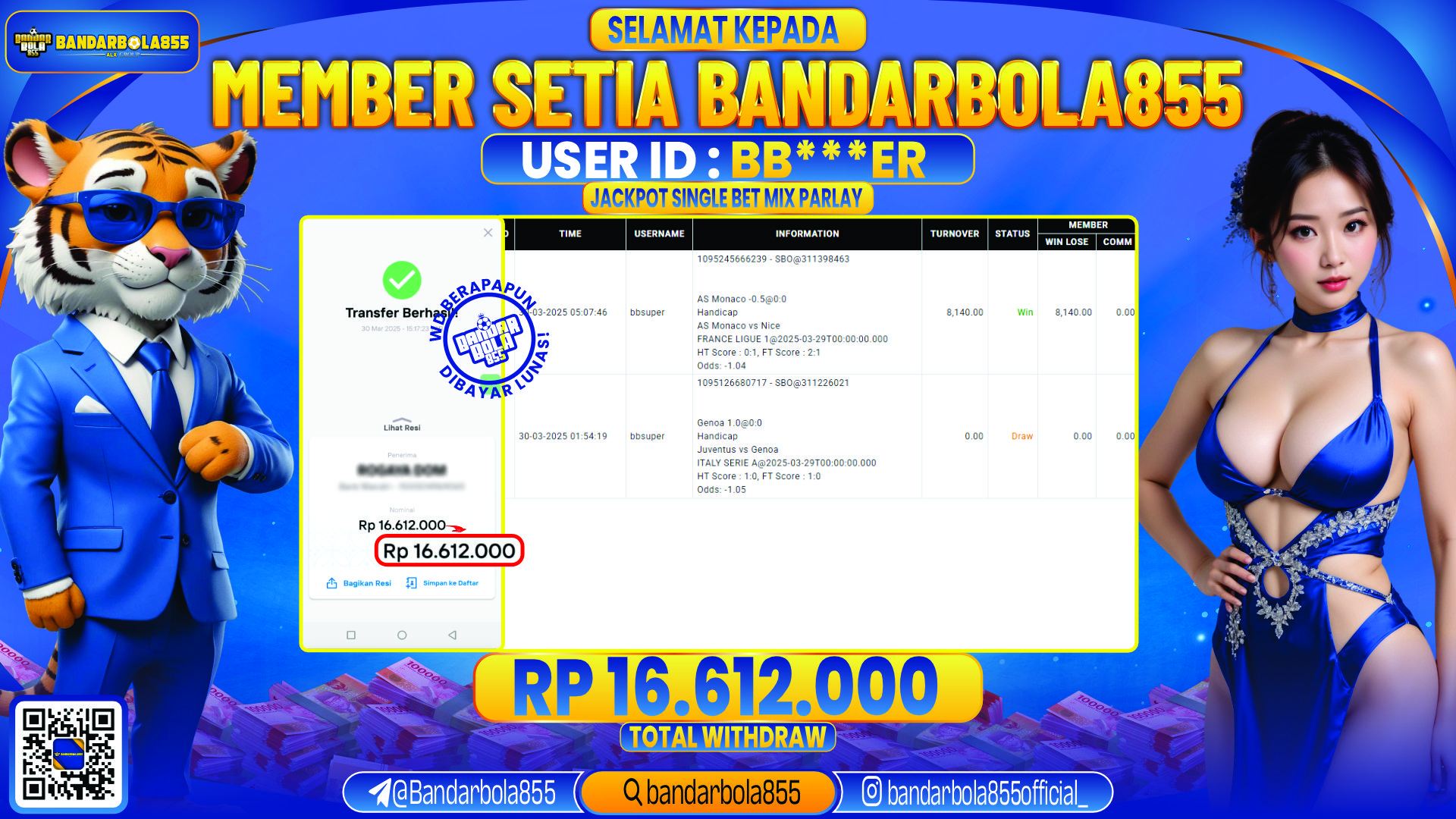 🎖 JACKPOT DI BANDARBOLA855 🎖