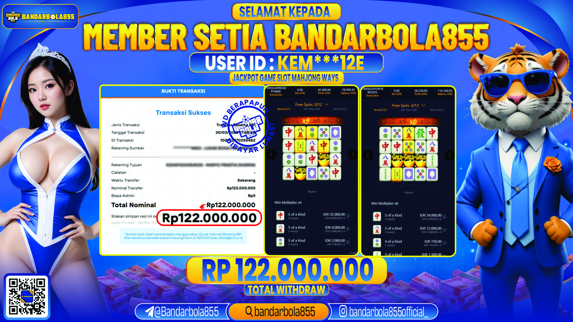 🎖 JACKPOT DI BANDARBOLA855 🎖