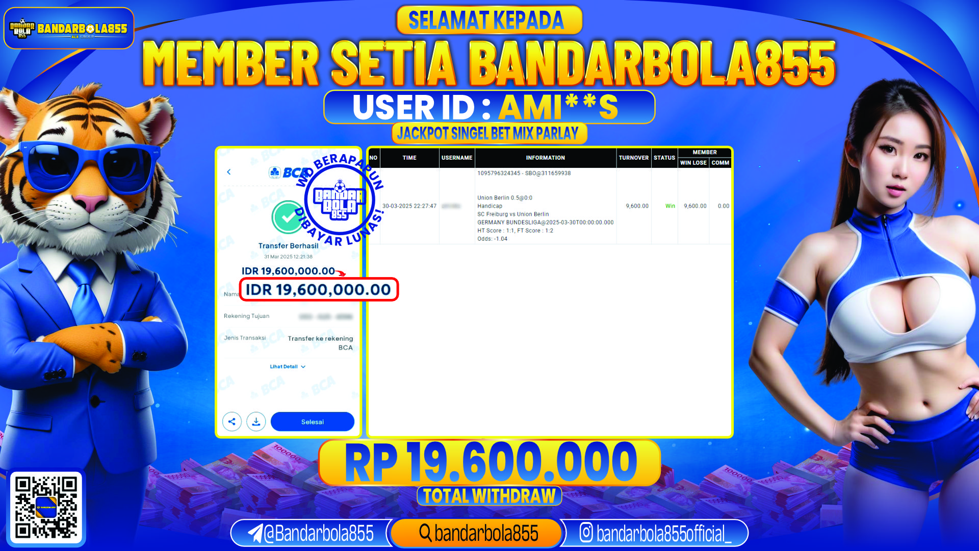🎖 JACKPOT DI BANDARBOLA855 🎖