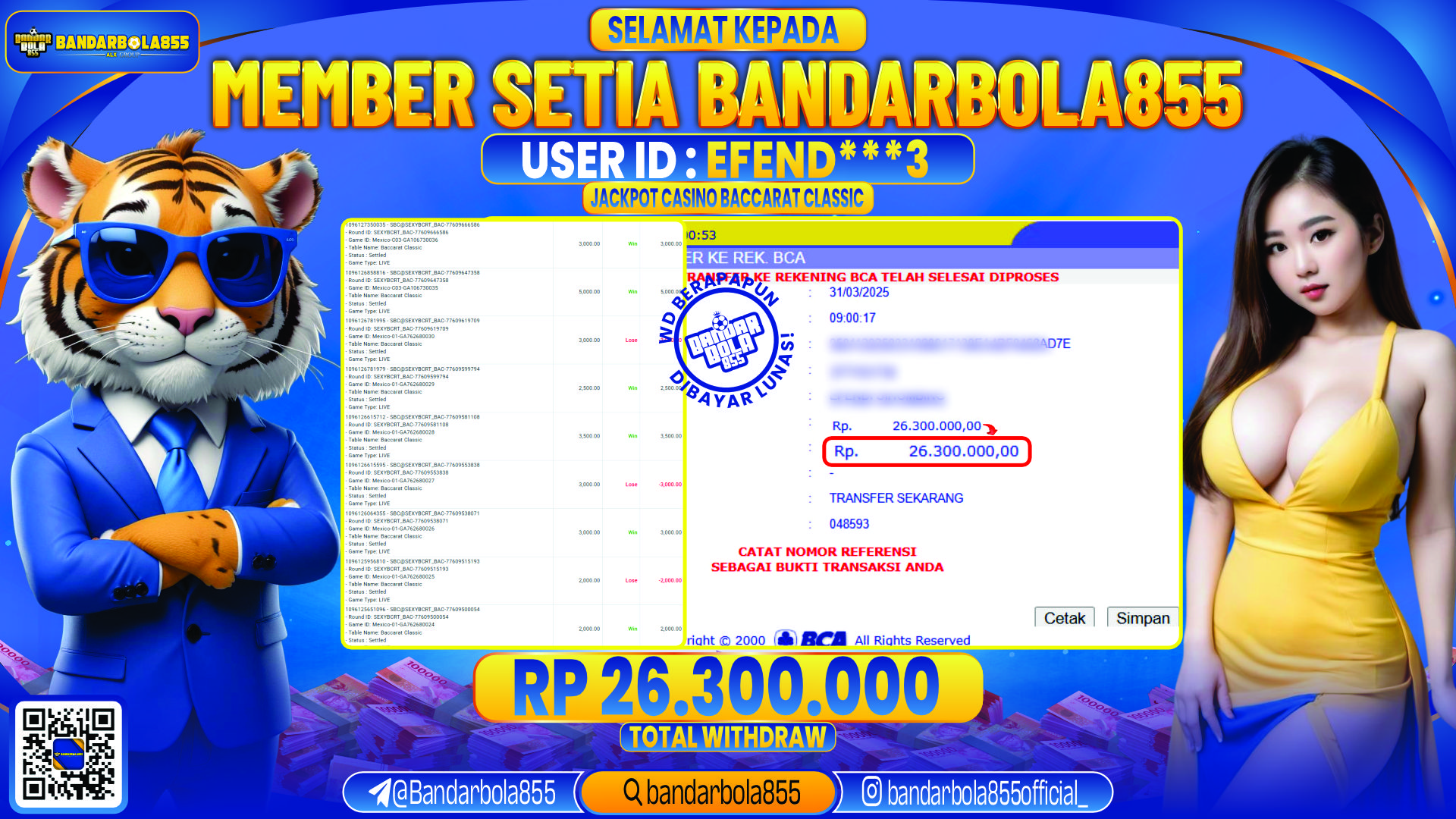 🎖 JACKPOT DI BANDARBOLA855 🎖