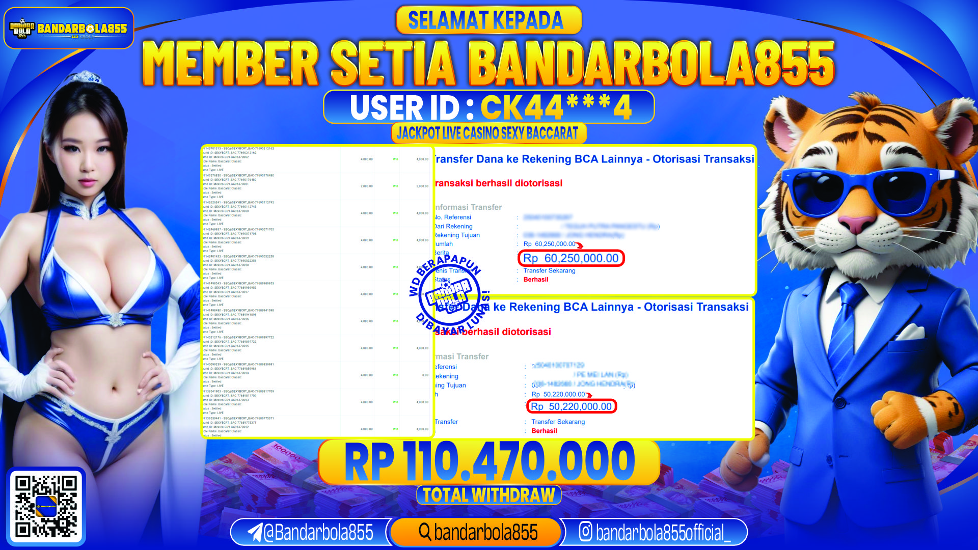 🎖 JACKPOT DI BANDARBOLA855 🎖