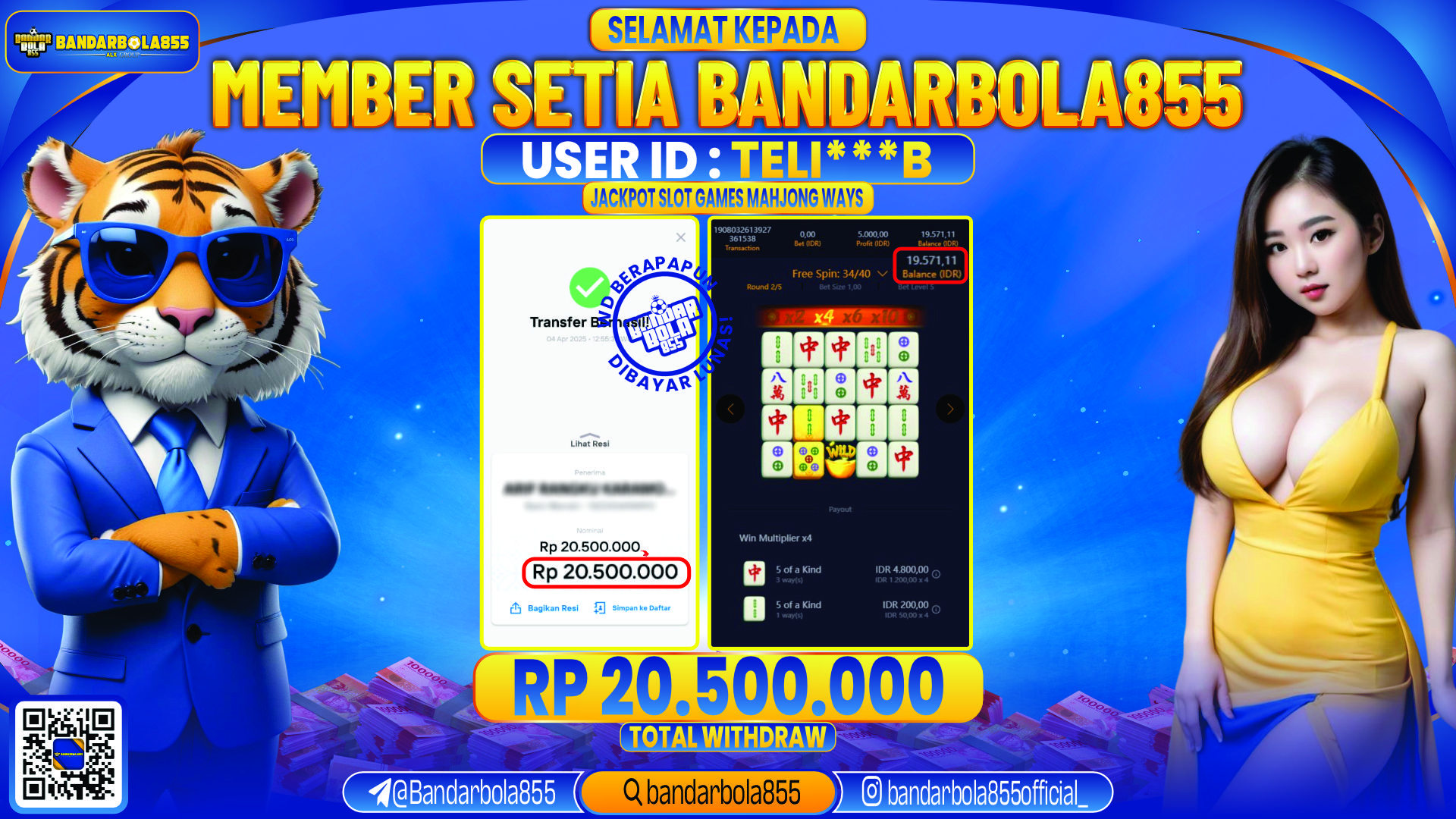🎖 JACKPOT DI BANDARBOLA855 🎖
