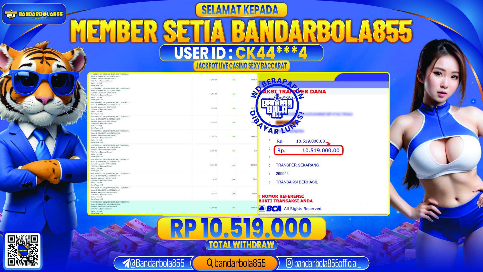🎖 JACKPOT DI BANDARBOLA855 🎖