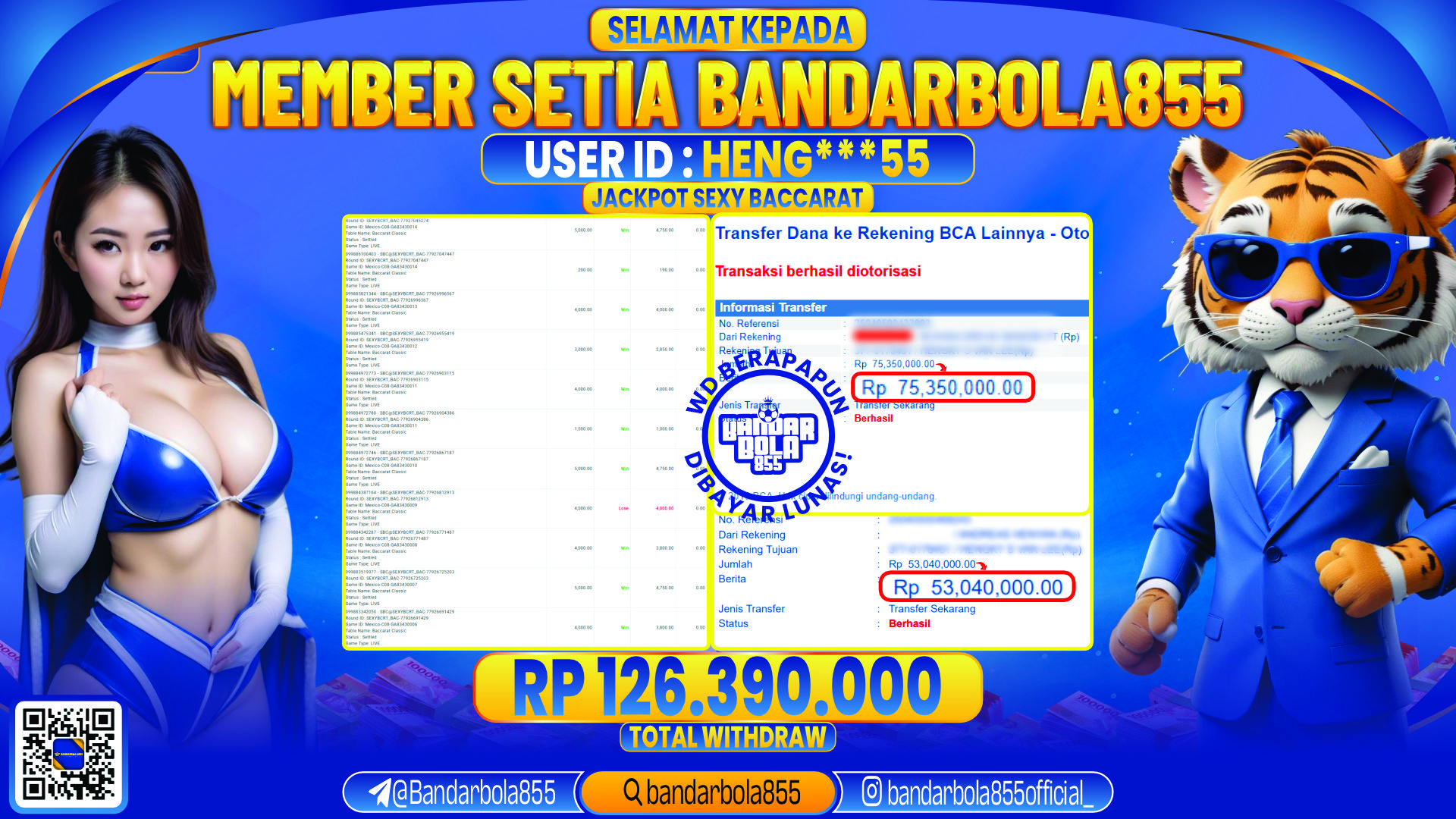 🎖 JACKPOT DI BANDARBOLA855 🎖
