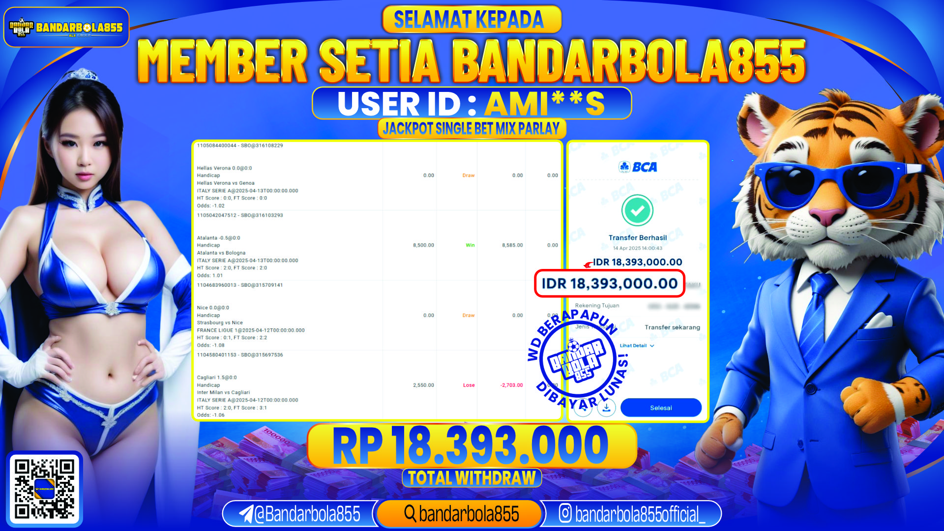 🎖 JACKPOT DI BANDARBOLA855 🎖