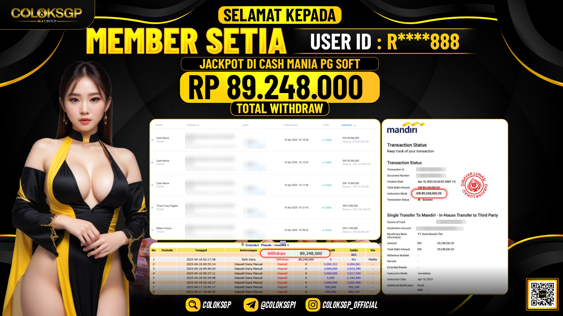 COLOKSGP JACKPOT CASH MANIA PG SOFT