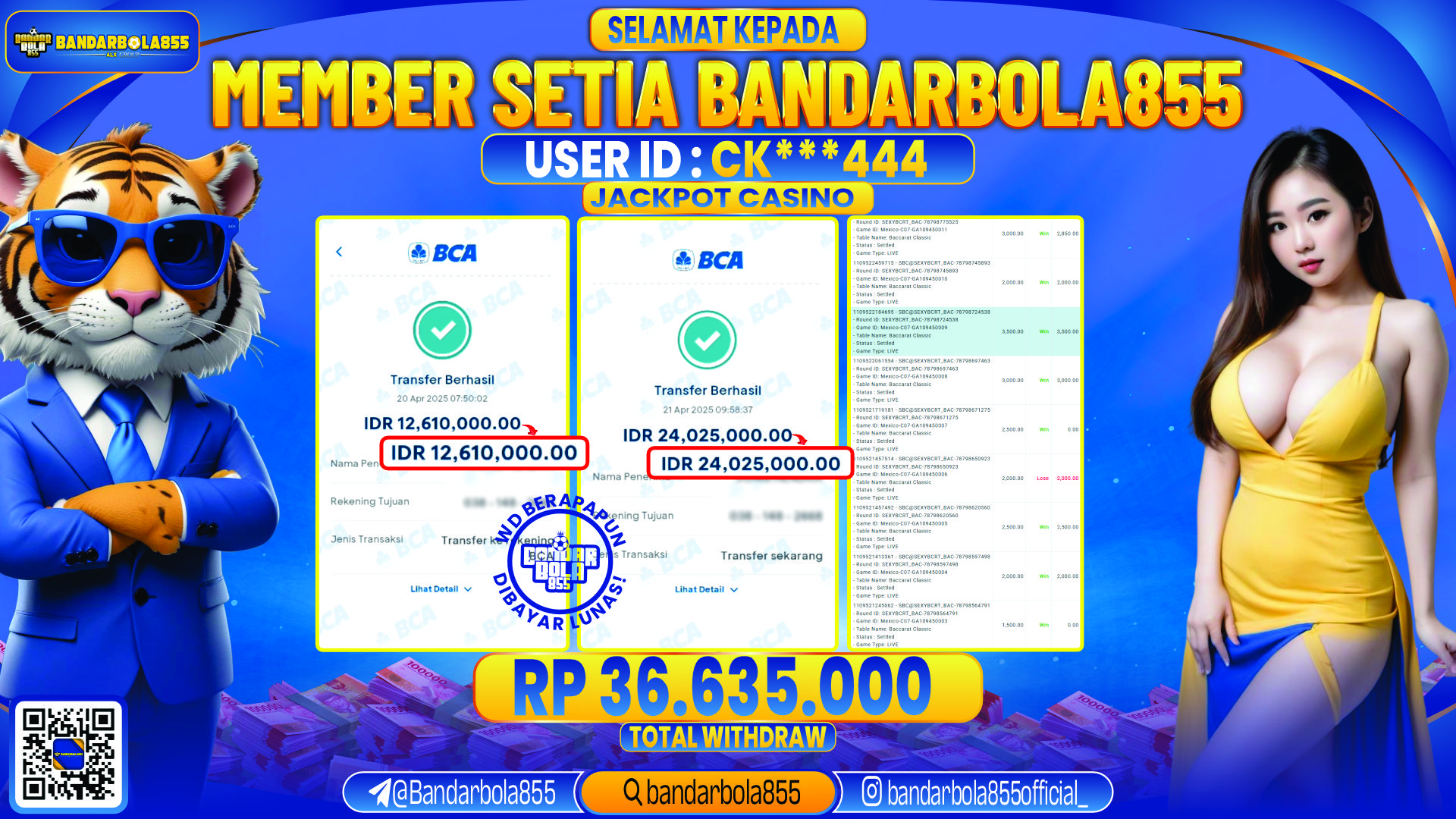🎖 JACKPOT DI BANDARBOLA855 🎖