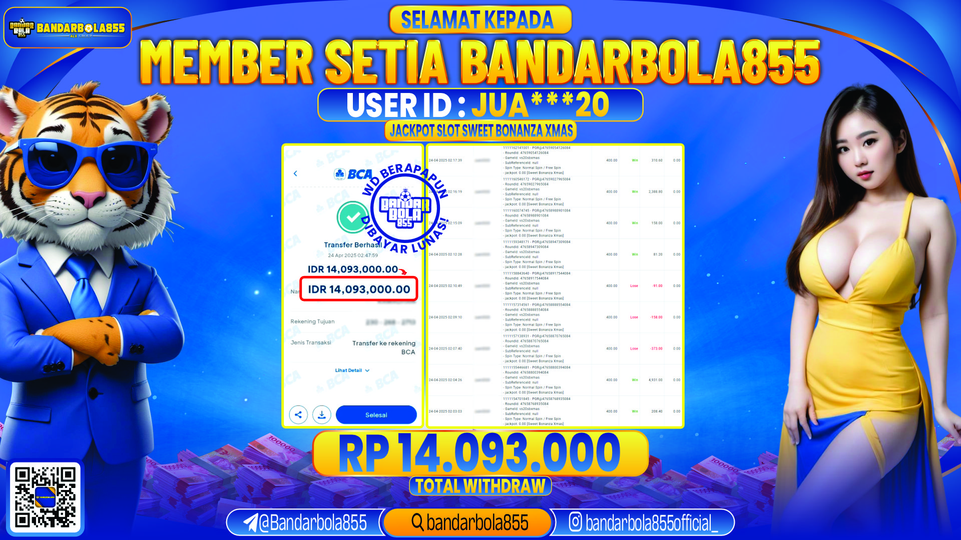 🎖 JACKPOT DI BANDARBOLA855 🎖