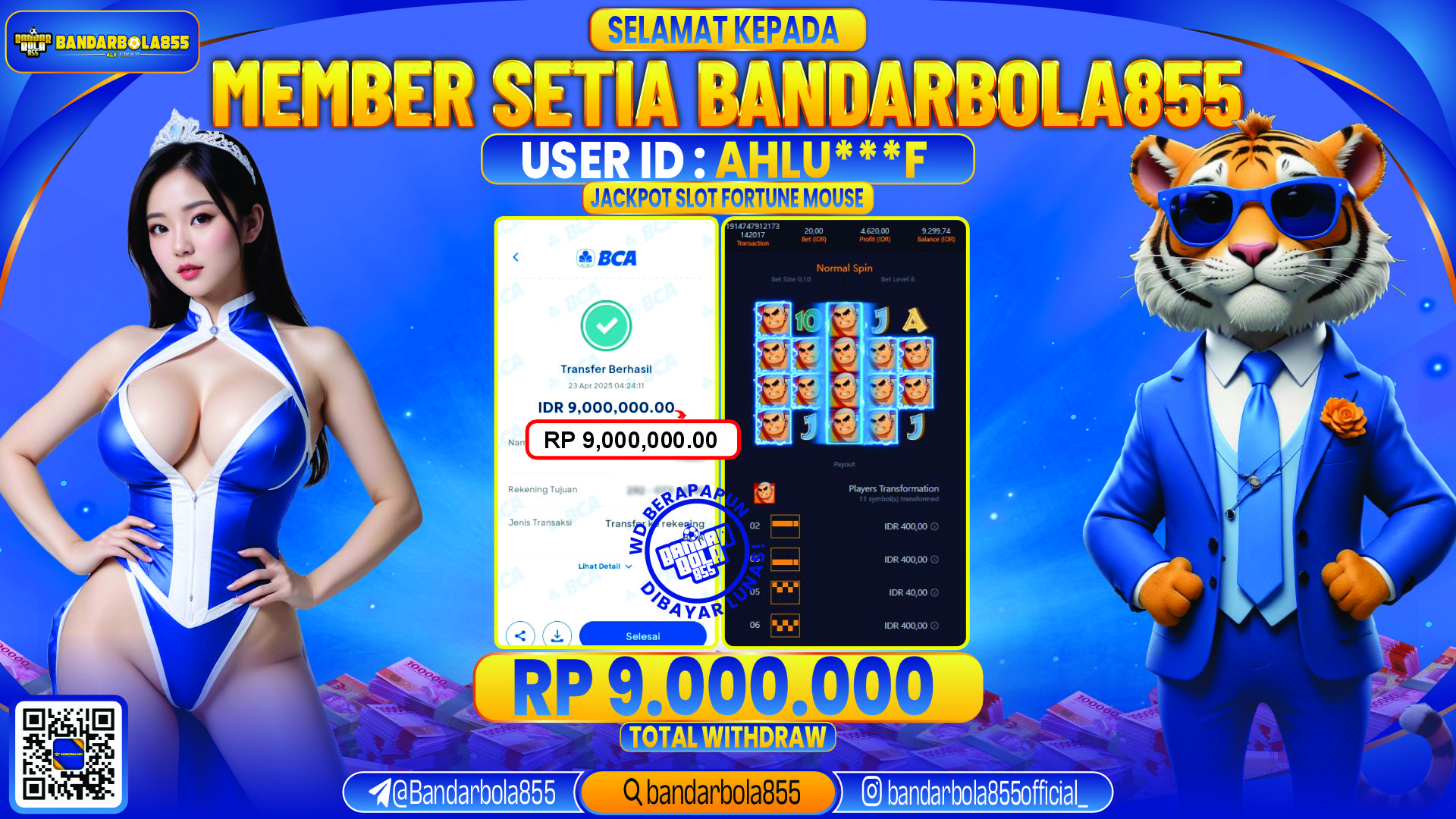🎖 JACKPOT DI BANDARBOLA855 🎖