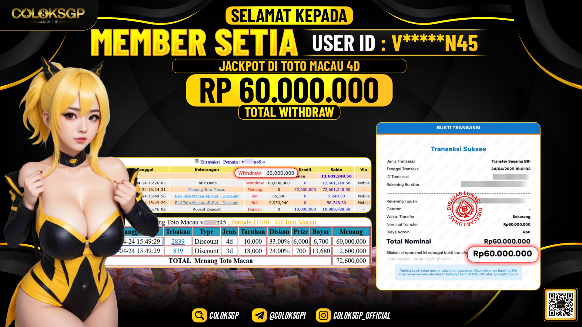COLOKSGP JACKPOT TOTOMACAU 4D