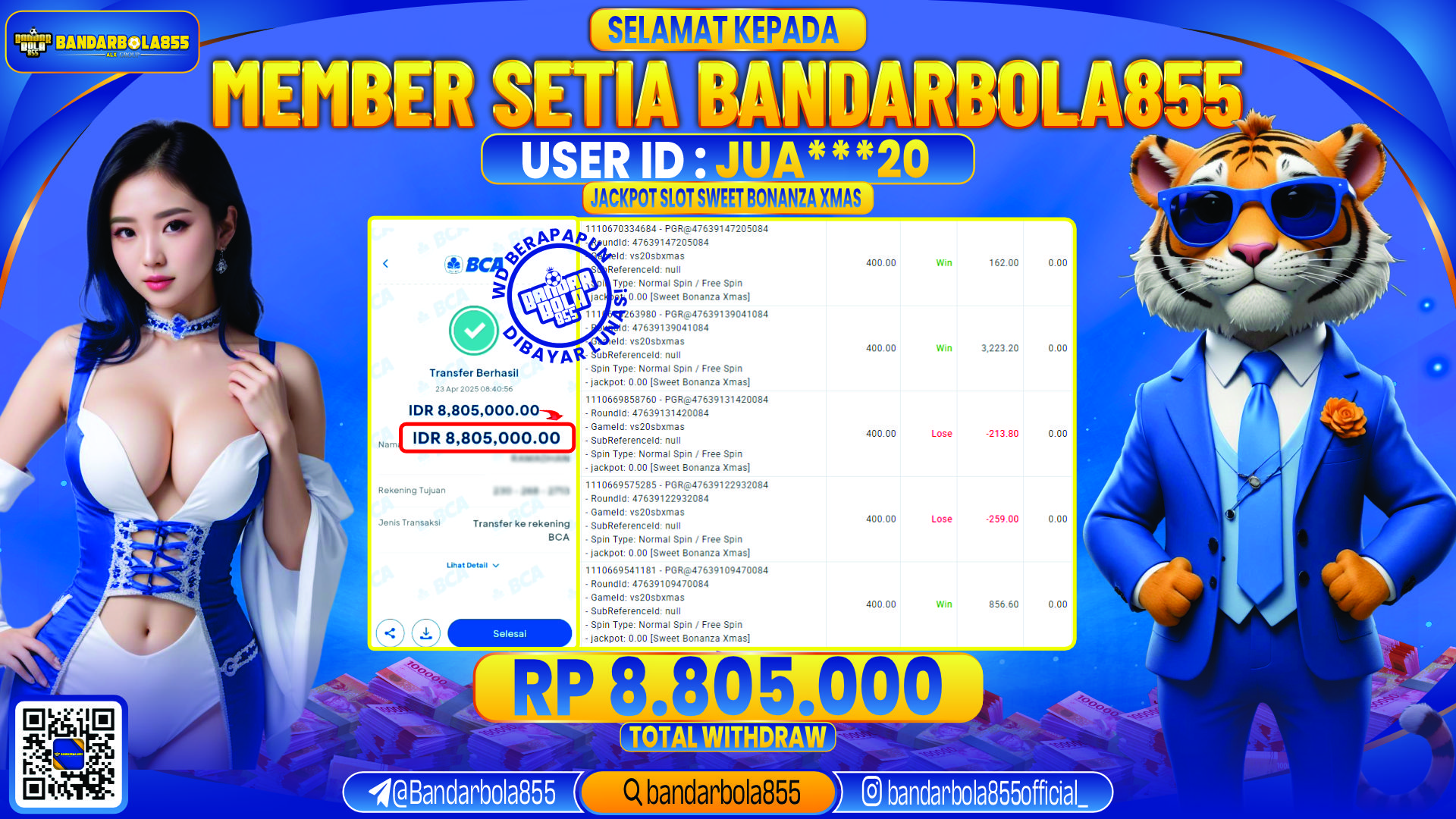 🎖 JACKPOT DI BANDARBOLA855 🎖