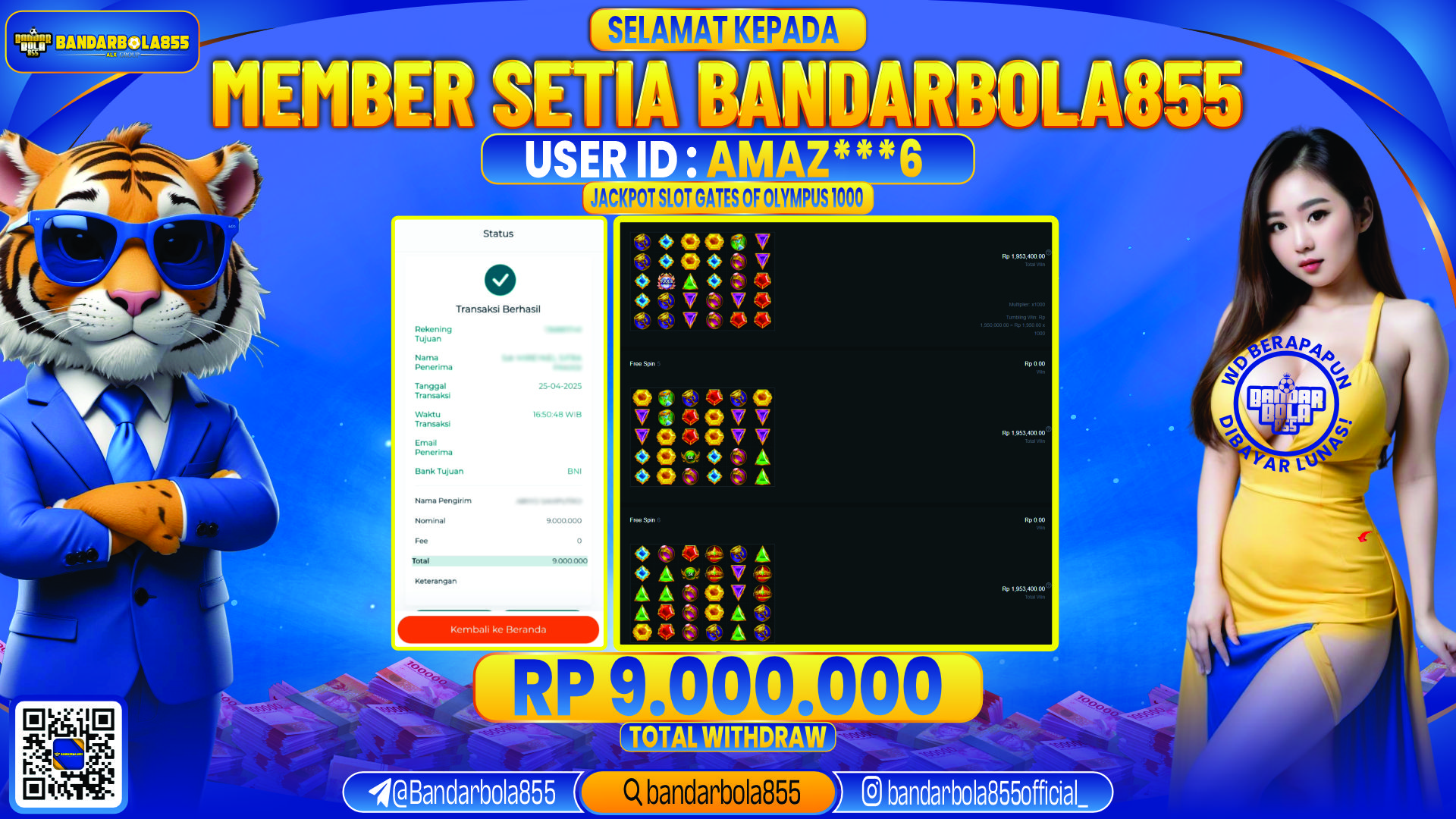 🎖 JACKPOT DI BANDARBOLA855 🎖