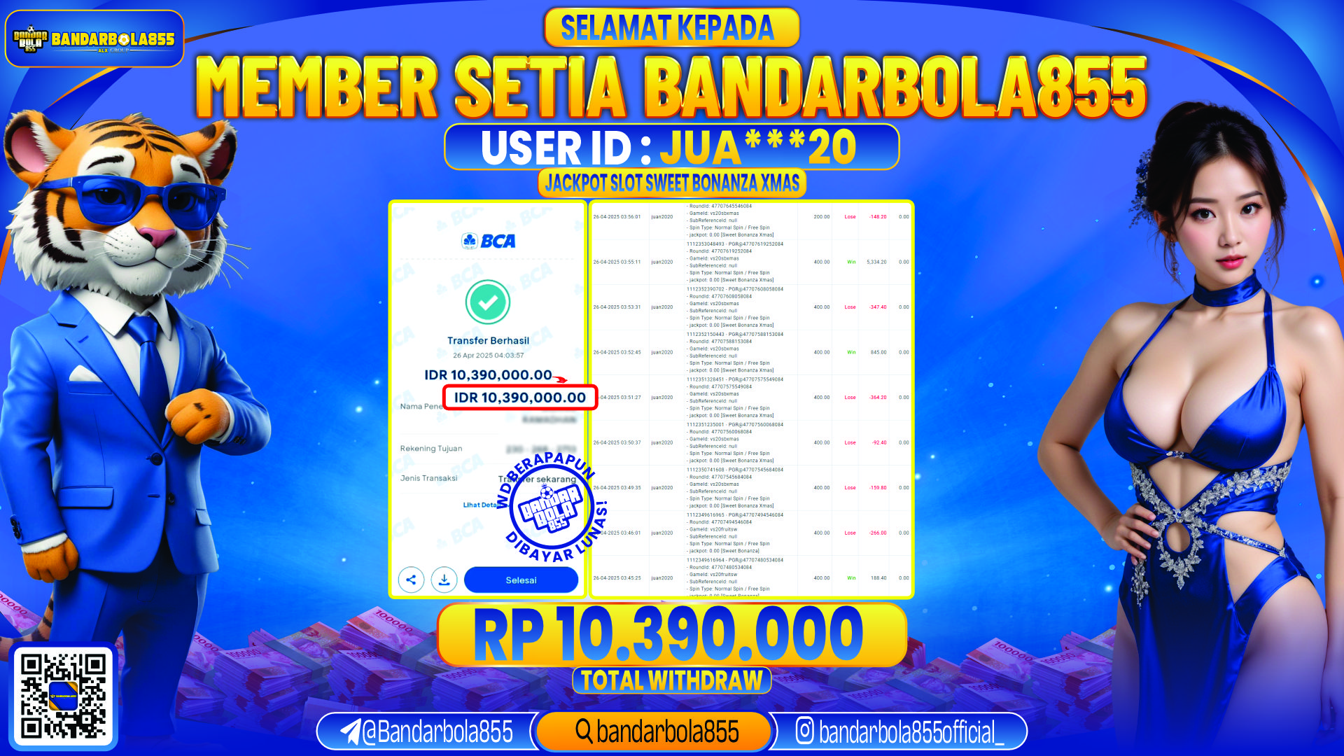 🎖 JACKPOT DI BANDARBOLA855 🎖