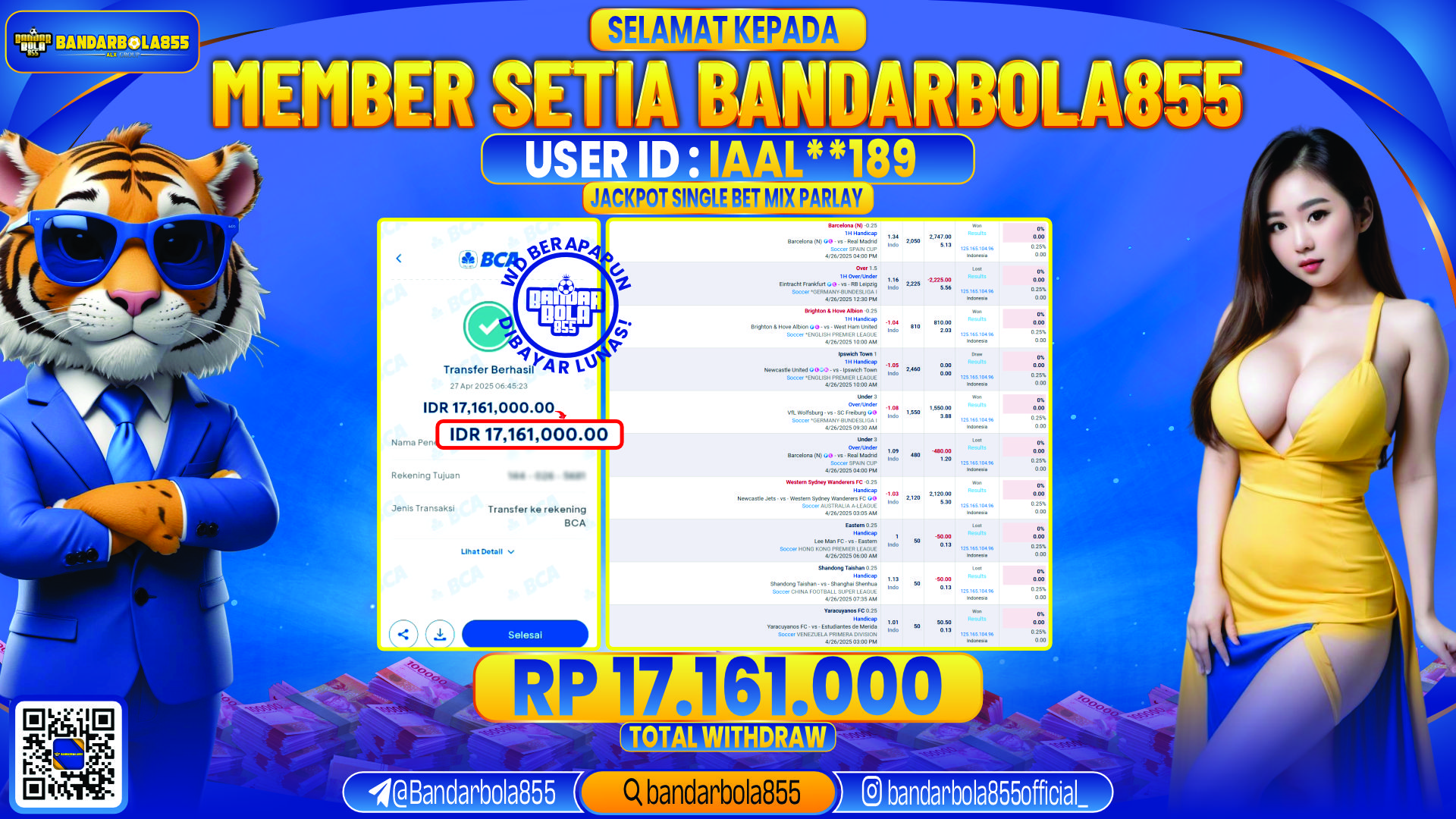 🎖 JACKPOT DI BANDARBOLA855 🎖