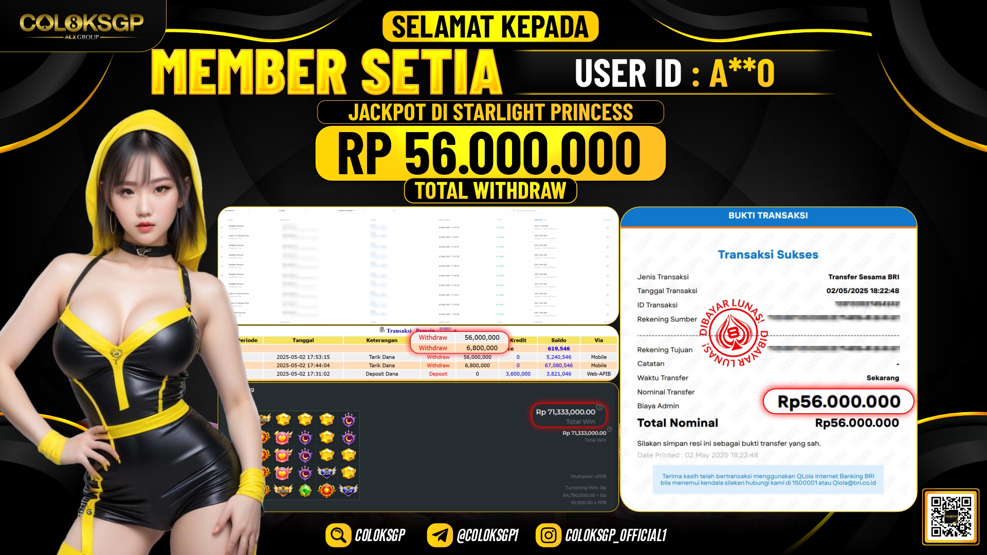 COLOKSGP JACKPOT SLOT STALIGHT PRINCESS