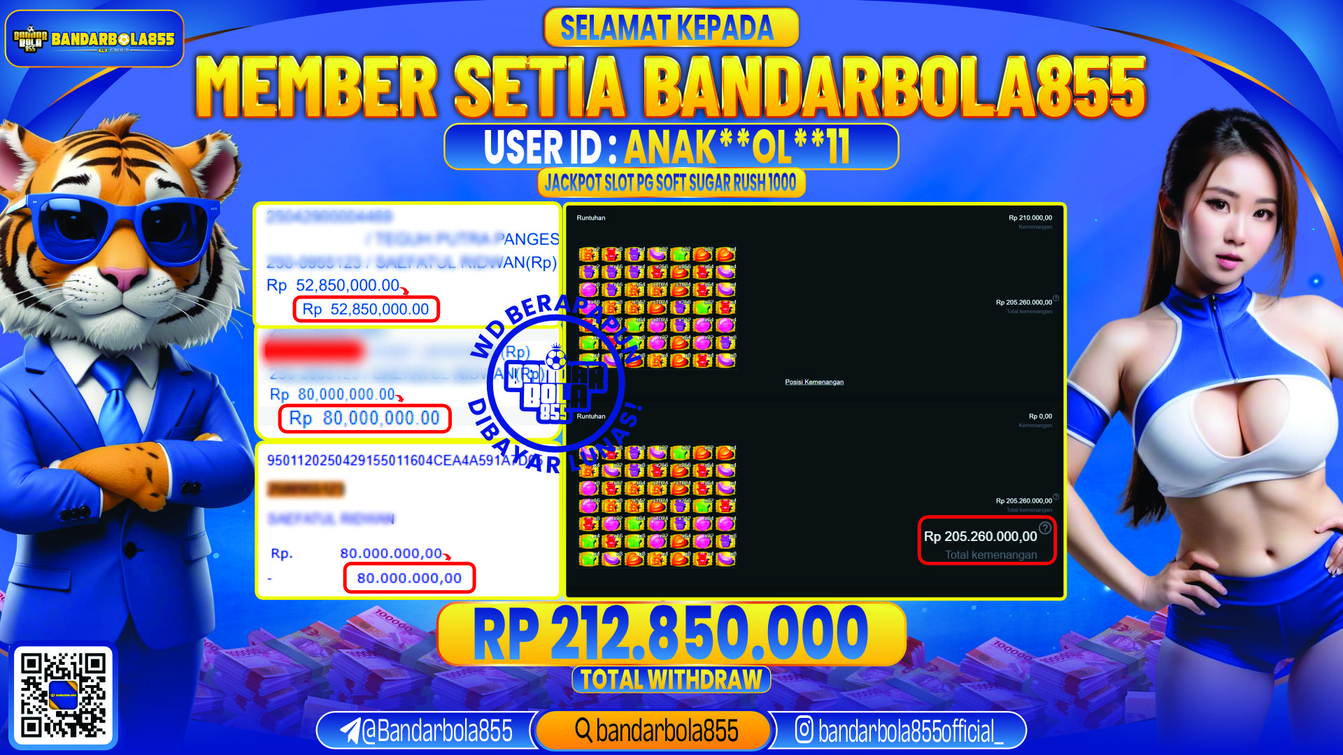 🎖 JACKPOT DI BANDARBOLA855 🎖